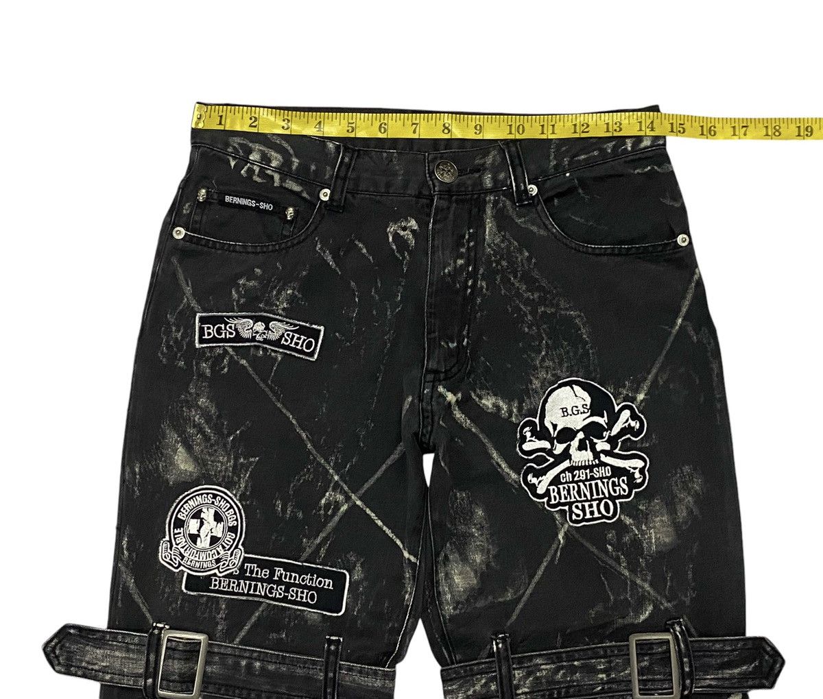 Japanese Brand Japanese Brand “BERNINGS-SHO” Patchwork Bondage Pants Size US 29 - 10 Thumbnail