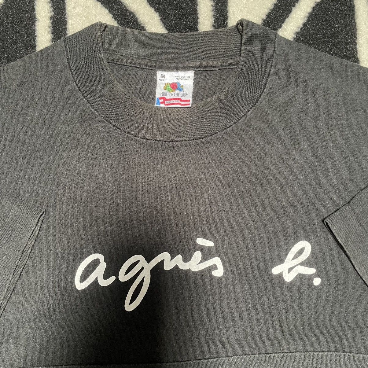 agnes b. VINTAGE AGNES B HOMME MEN PARIS SPELL OUT T-SHIRT Size US M / EU 48-50 / 2 - 4 Thumbnail
