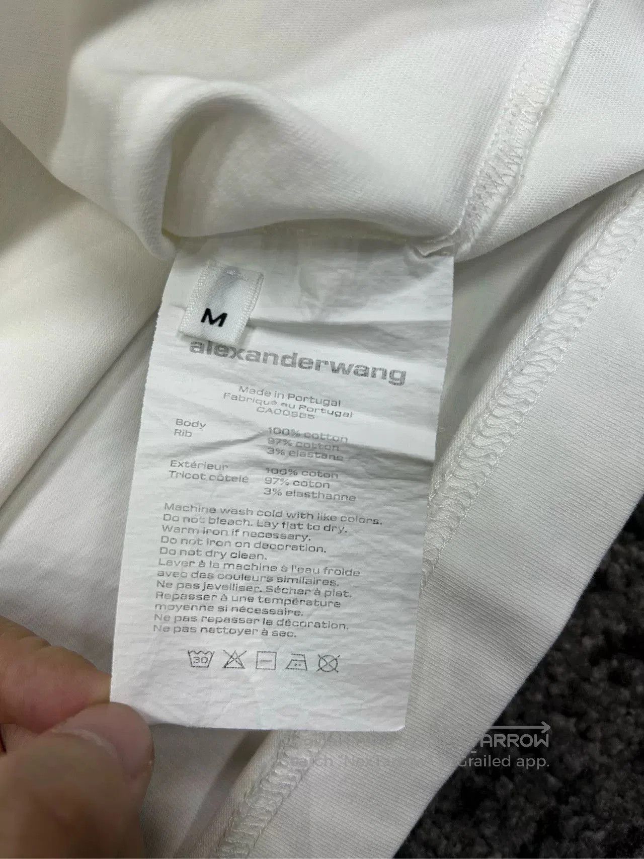 Alexander Wang alexander wang crystal logo short sleeve t. Size US M / EU 48-50 / 2 - 5 Thumbnail