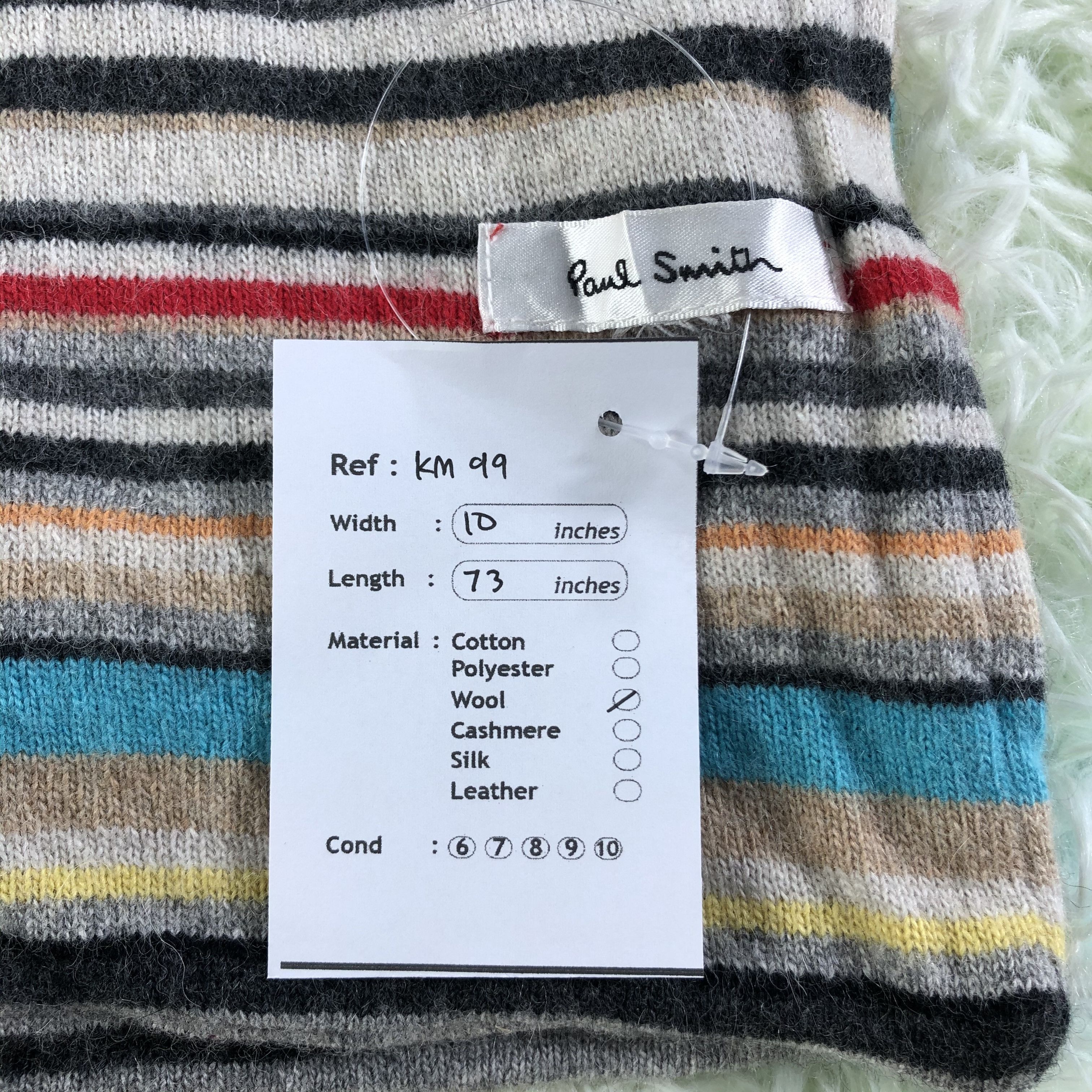 Paul Smith Paul Smith Scarf / Muffler / Neckwear - KM99 Size ONE SIZE - 6 Thumbnail