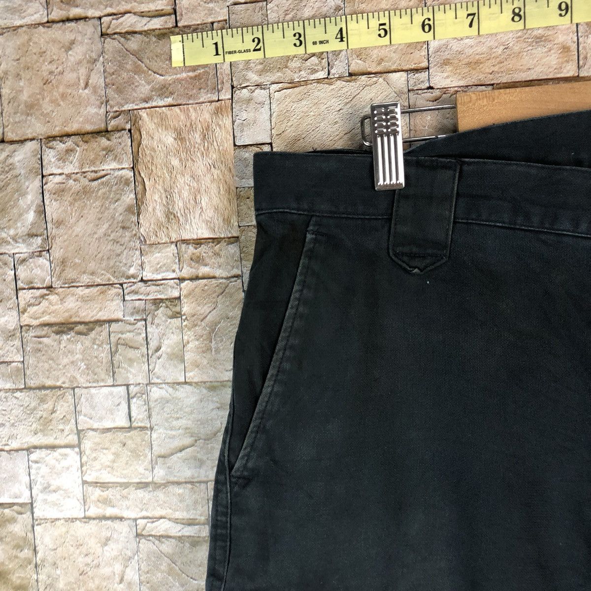 Japanese Brand Japanese Brand Dark Blue Cargo Multipocket Pants #A1137 Size US 35 - 6 Thumbnail