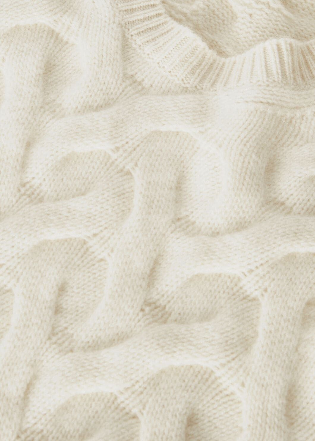 Loro Piana o1w1db10725 FAO4514 Cocooning Crewneck Sweater in White Size US M / EU 48-50 / 2 - 6 Thumbnail