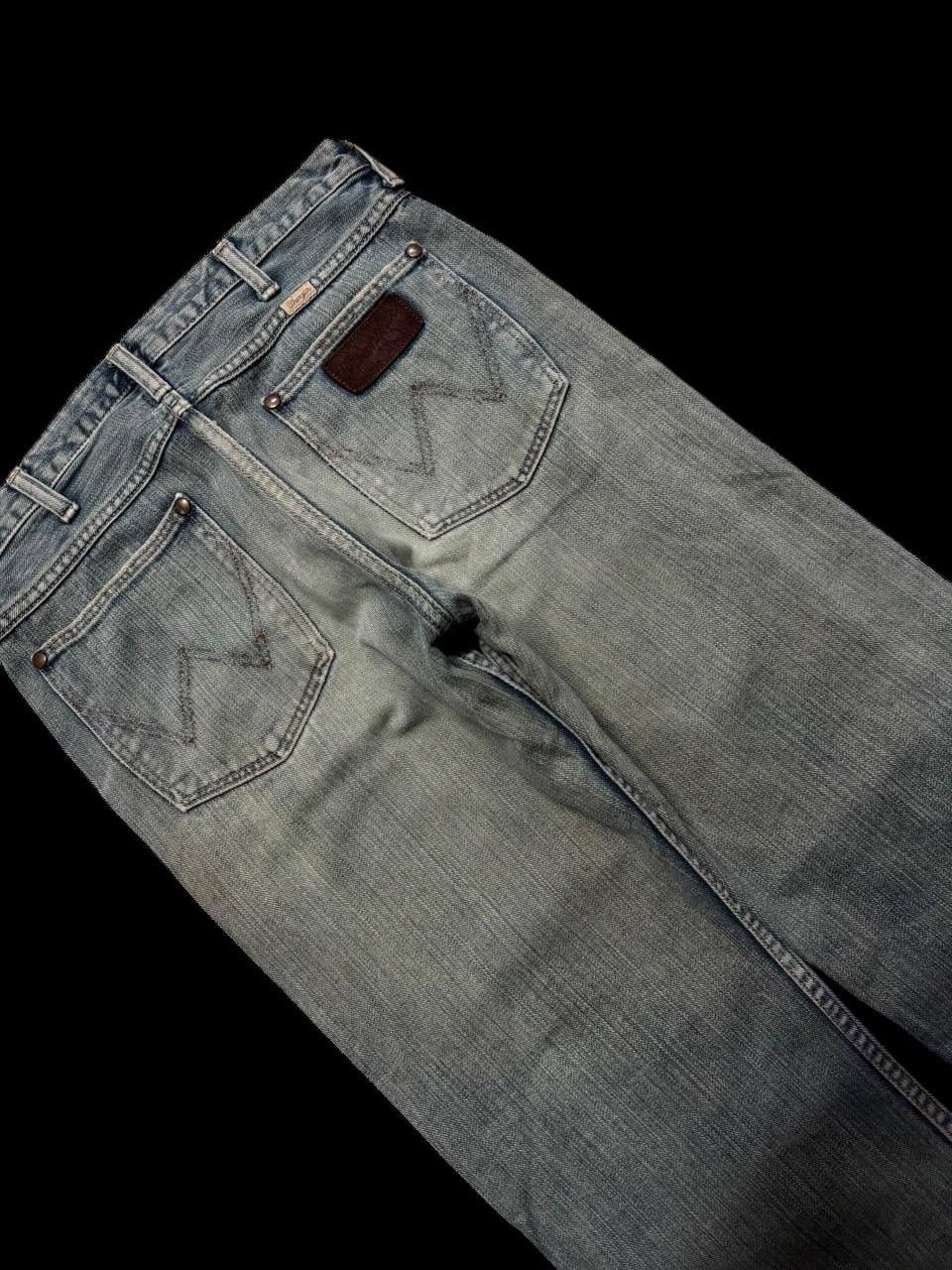 Other INSANE THRASHED 90s Wrangler Mudwash Distressed Sick Style Size US 30 / EU 46 - 16 Thumbnail