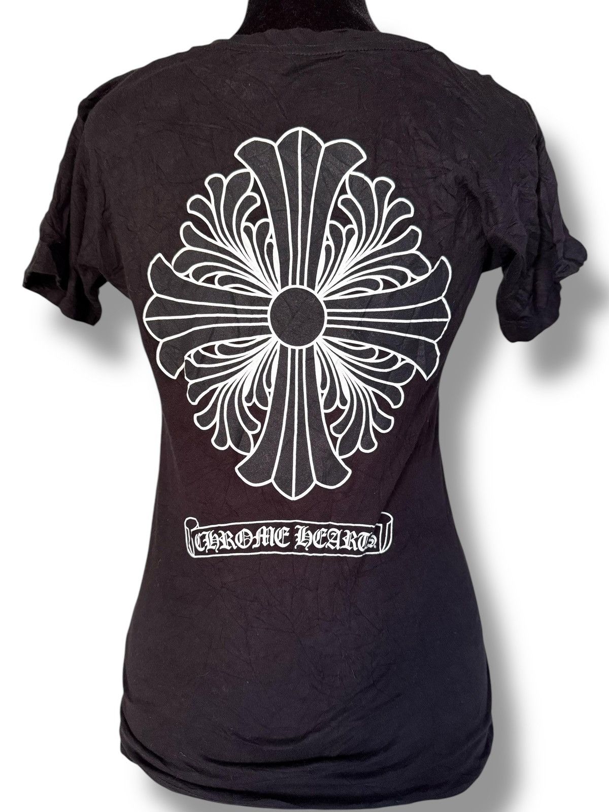 Chrome Hearts Chrome Hearts Punk Floral Cross Tee (68) Size S / US 4 / IT 40 - 1 Thumbnail