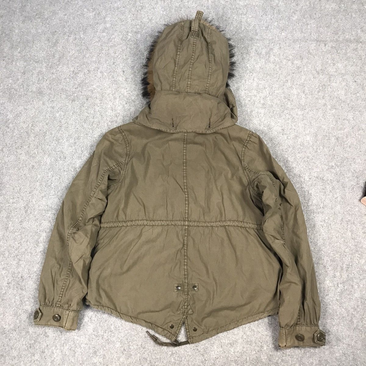 If Six Was Nine × Le Grande Bleu (L.G.B.) × Tornado Mart GOA COMPANY FUR HOODIES CROPPED JACKET Size US S / EU 44-46 / 1 - 9 Thumbnail
