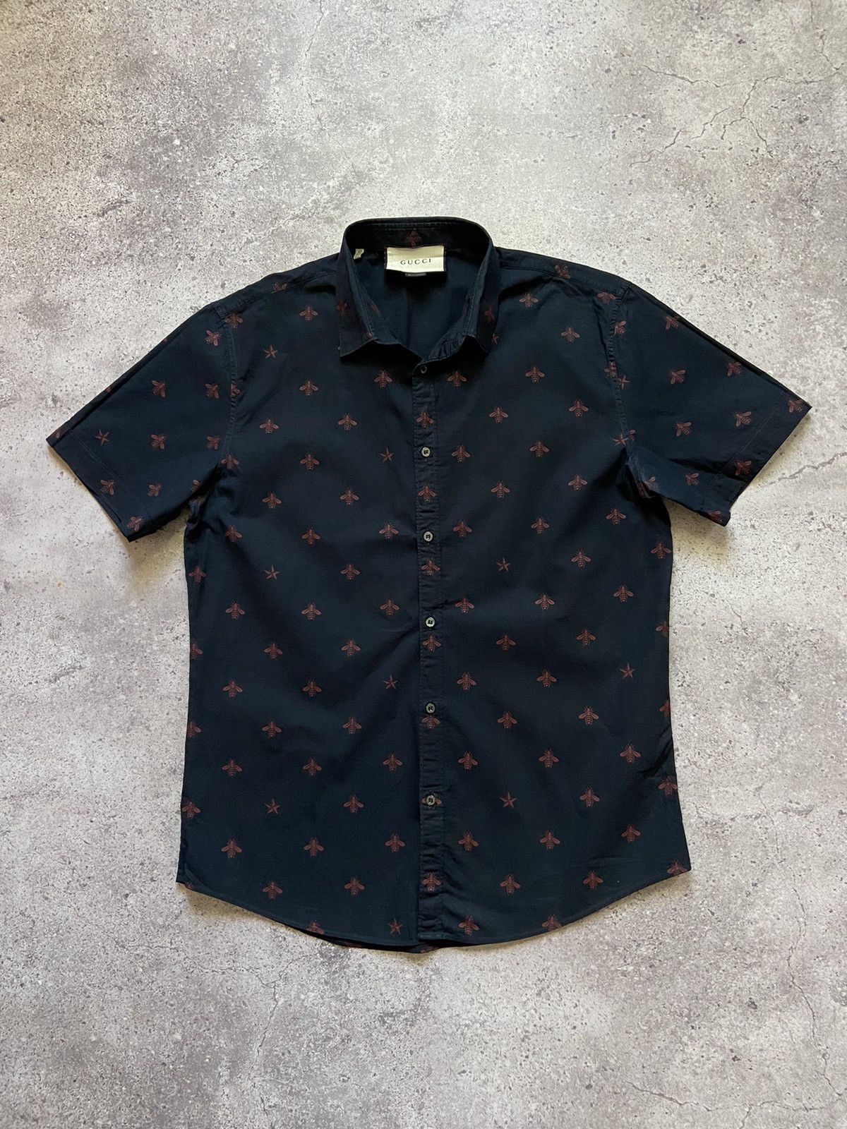 Gucci Gucci Bee Logo Shirt Size US M / EU 48-50 / 2 - 1 Thumbnail