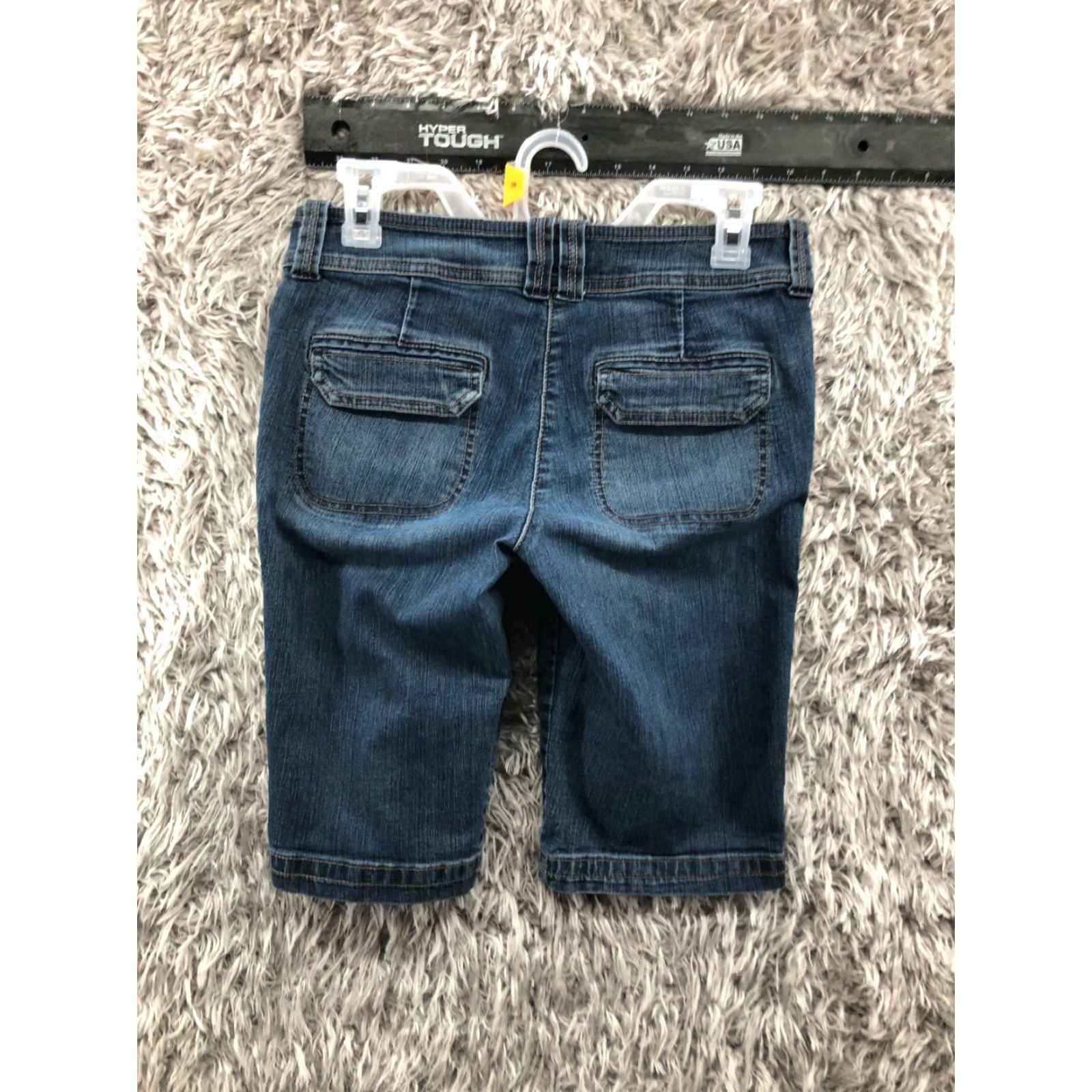 Sea New York NY & Co Bermuda Shorts Womens Size 2 Mid Rise Dark Wash Blue Denim Jean Shirt? Size 26" / US 2 / IT 38 - 4 Thumbnail