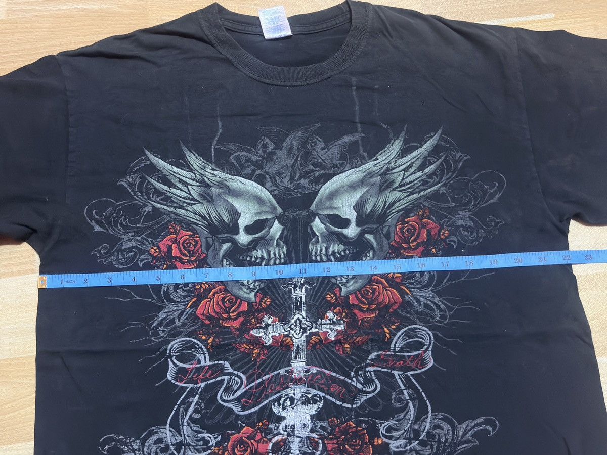 Affliction × Japanese Brand Rare🔥 Sick y2k Brats Graphics Tee Size US L / EU 52-54 / 3 - 5 Thumbnail