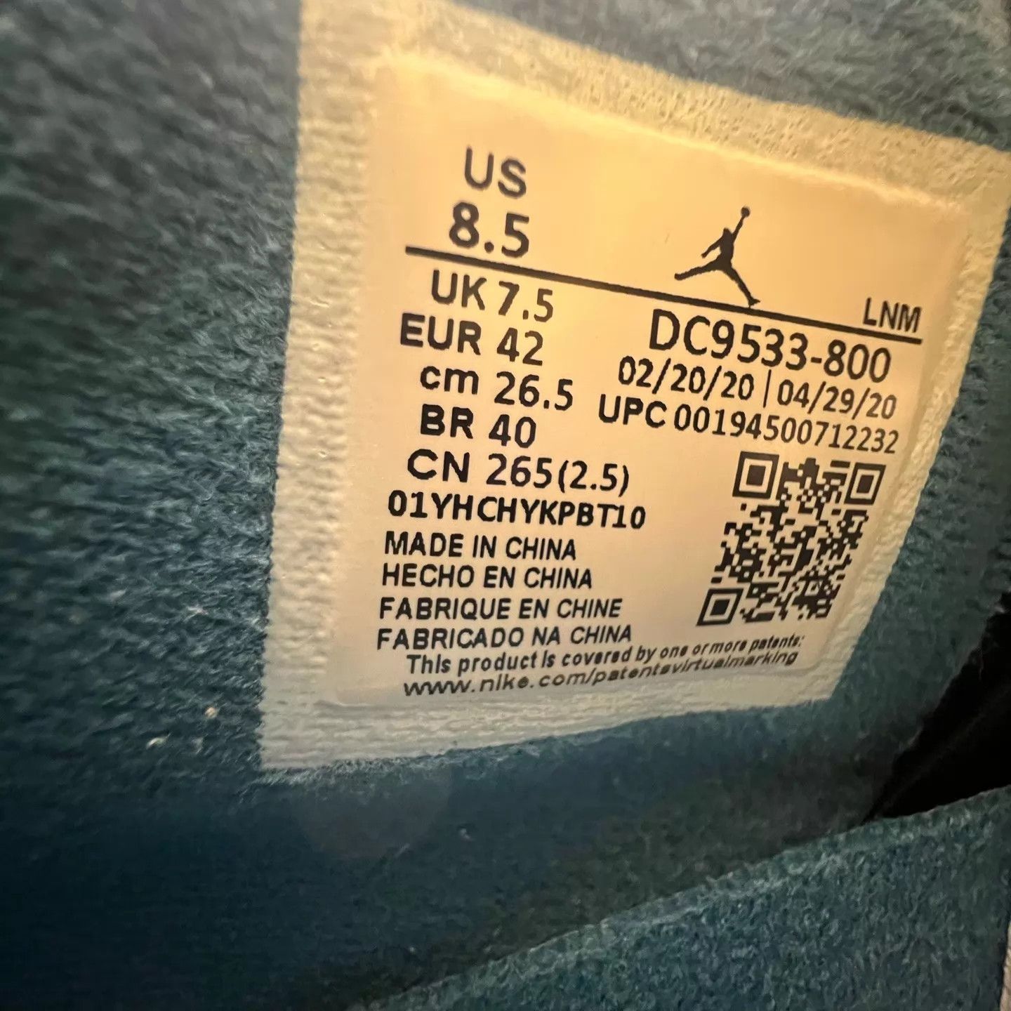 Nike AJ4 Union Pink Size 42 Size US 9 / EU 42 - 8 Thumbnail