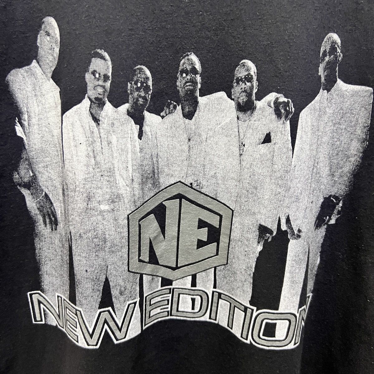 Rap Tees × Vintage VTG NEW EDITION BAND TEE Size US L / EU 52-54 / 3 - 3 Thumbnail