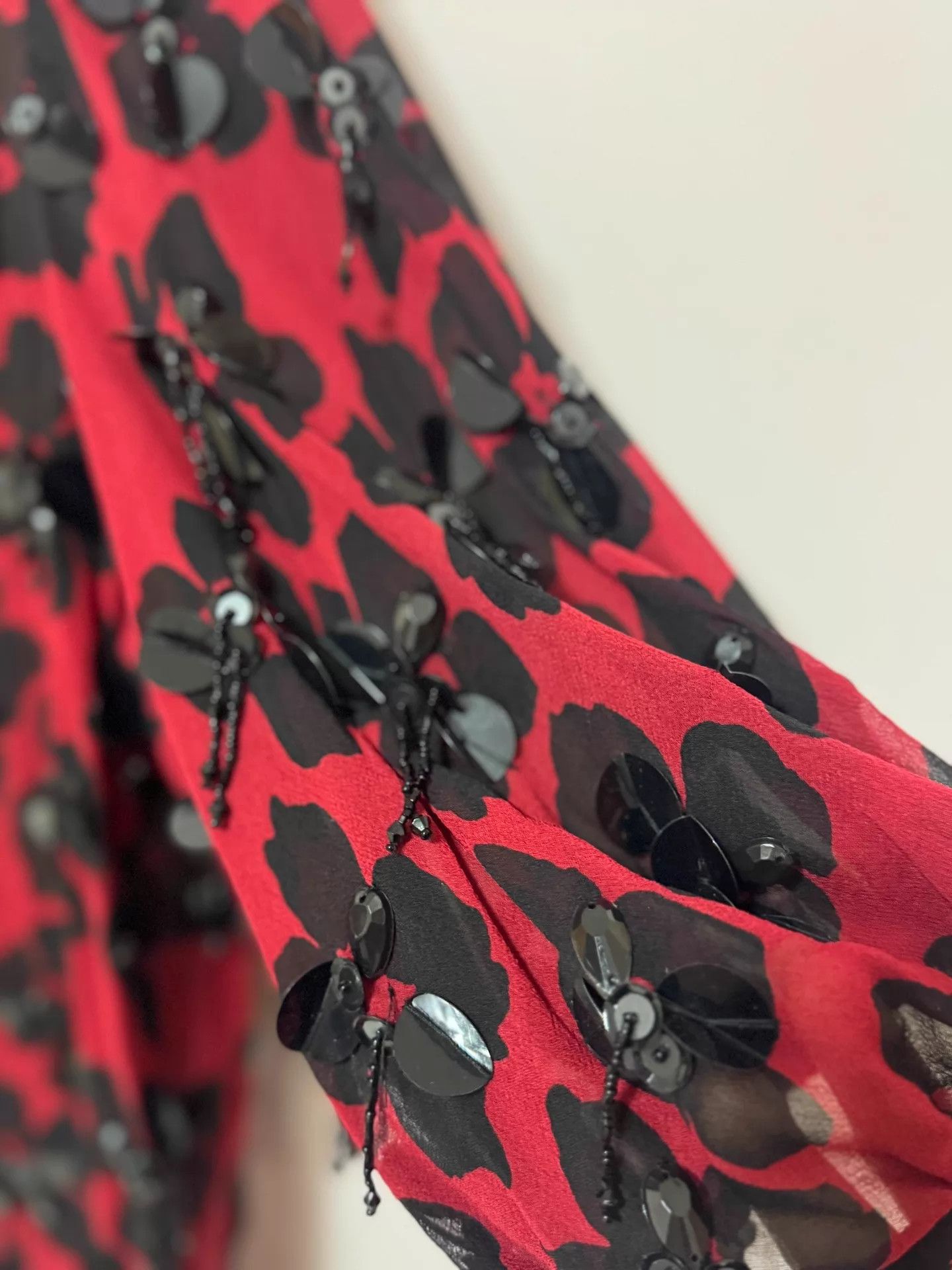 Dries Van Noten DRIES VAN NOTEN 2014ss floral beaded silk top 38 Size XS / US 0-2 / IT 36-38 - 8 Thumbnail
