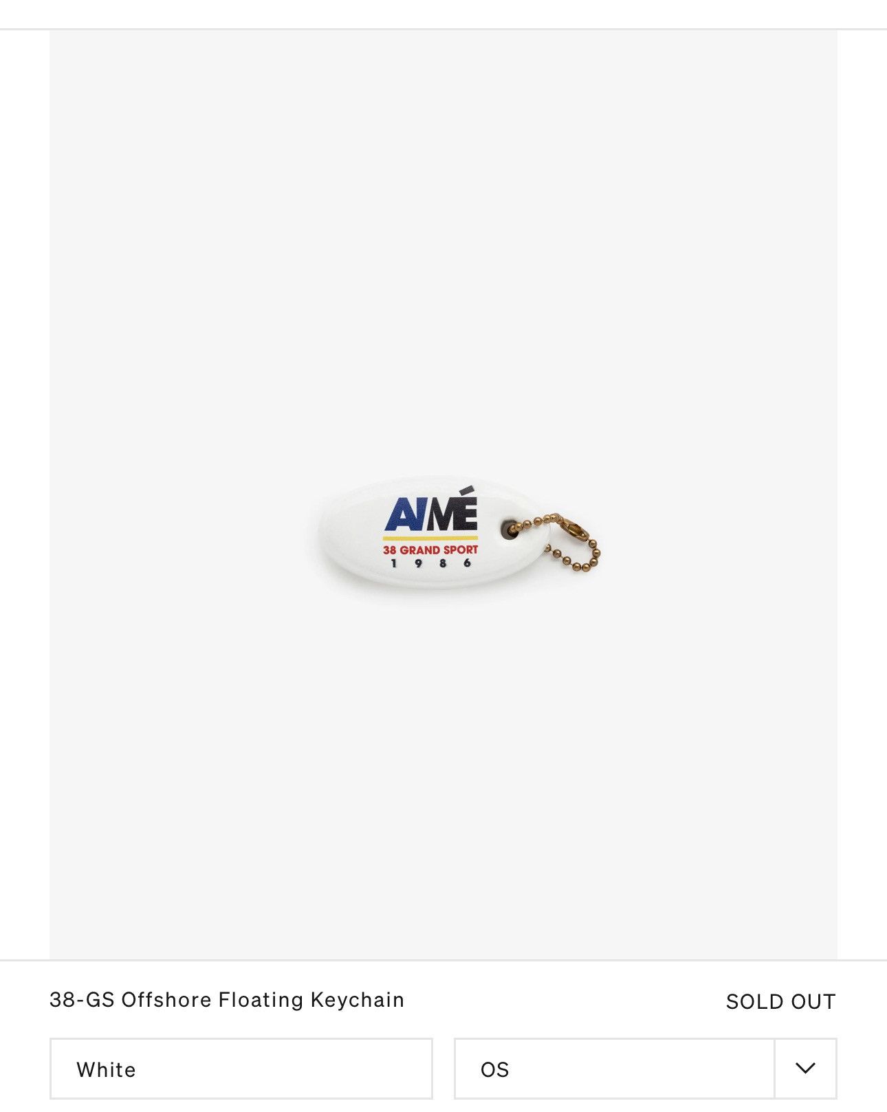Aime Leon Dore NEW Aime Leon Dore 38-GS Offshore Floating Keychain Size ONE SIZE - 8 Thumbnail