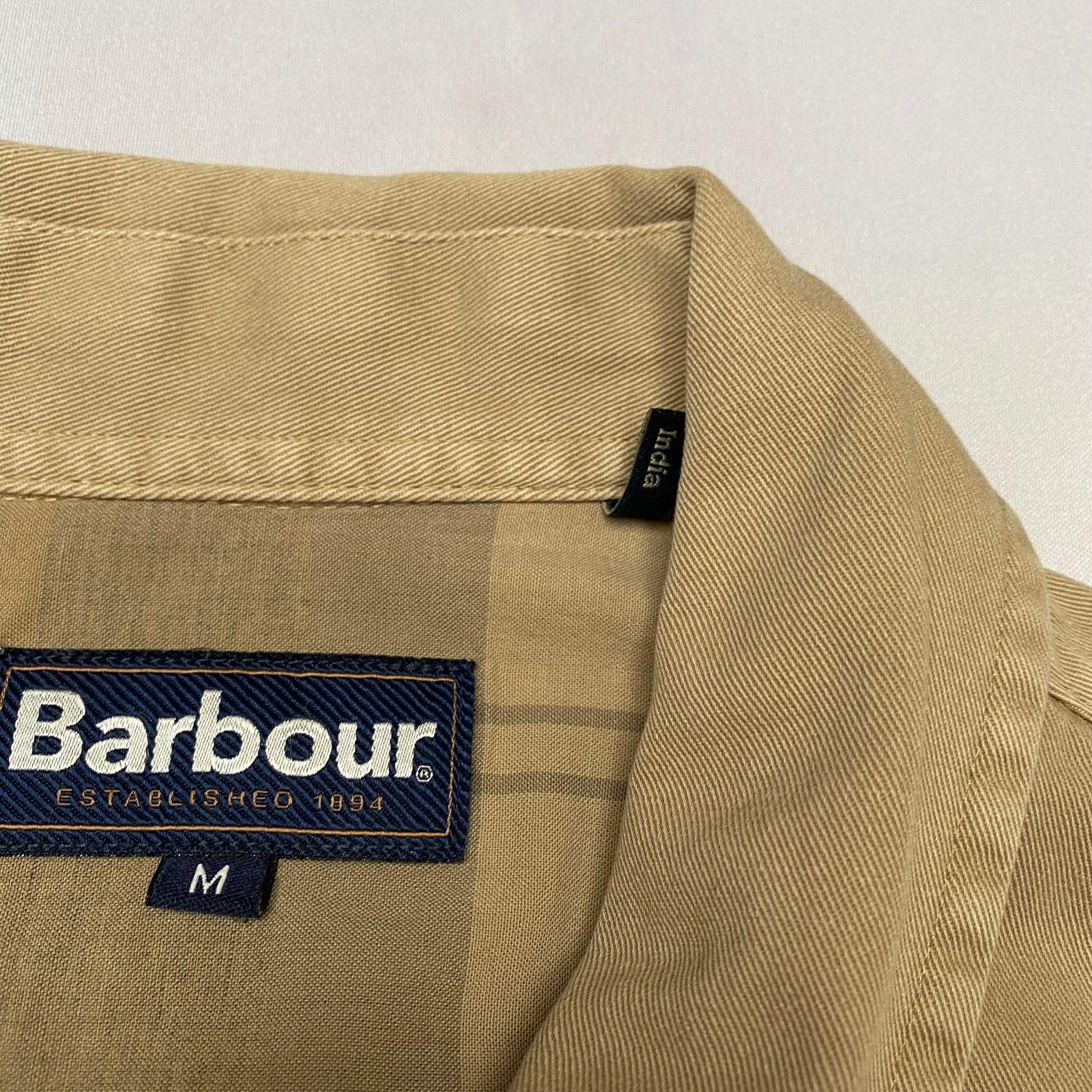 Barbour Barbour Dene Cotton Twill Overshirt Jacket Mens Medium Chore Size US M / EU 48-50 / 2 - 6 Thumbnail