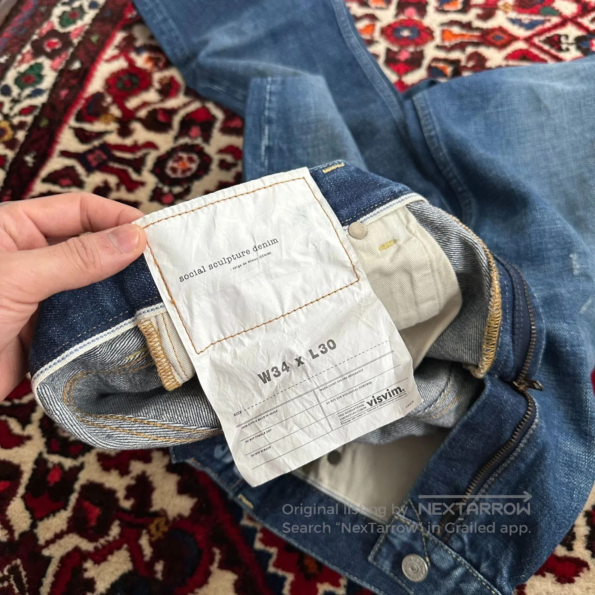 Visvim visvim 18SS 03D5 Washed Jeans. Size US 34 / EU 50 - 7 Thumbnail