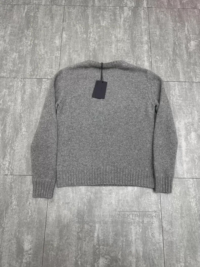 Prada Prada Gray cashmere blend long-sleeved pullover sweater Size XXS / US 00 / IT 34 - 2 Thumbnail