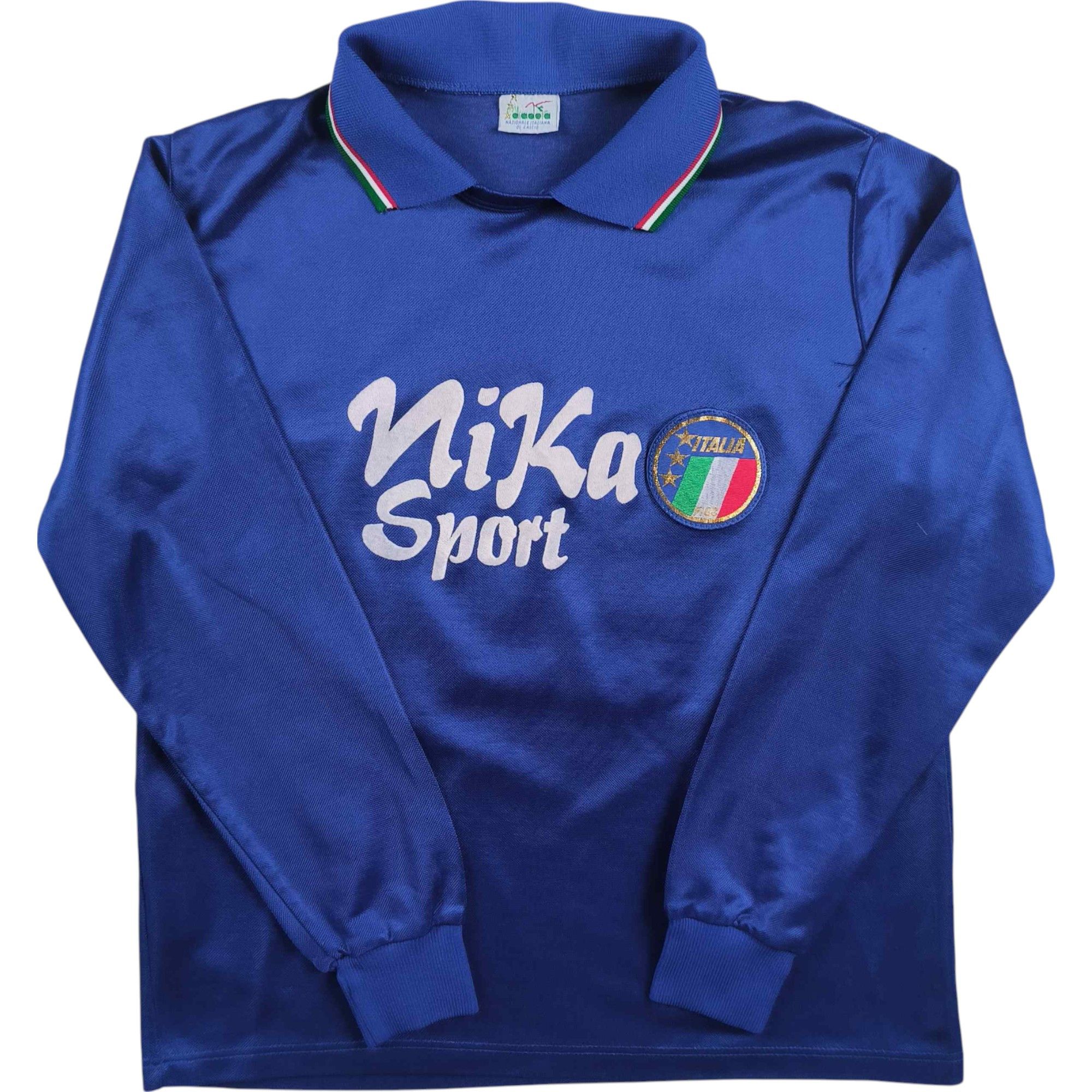 Diadora Italy 1990-92 Diadora home LS #11 football jersey size S Size US S / EU 44-46 / 1 - 1 Thumbnail