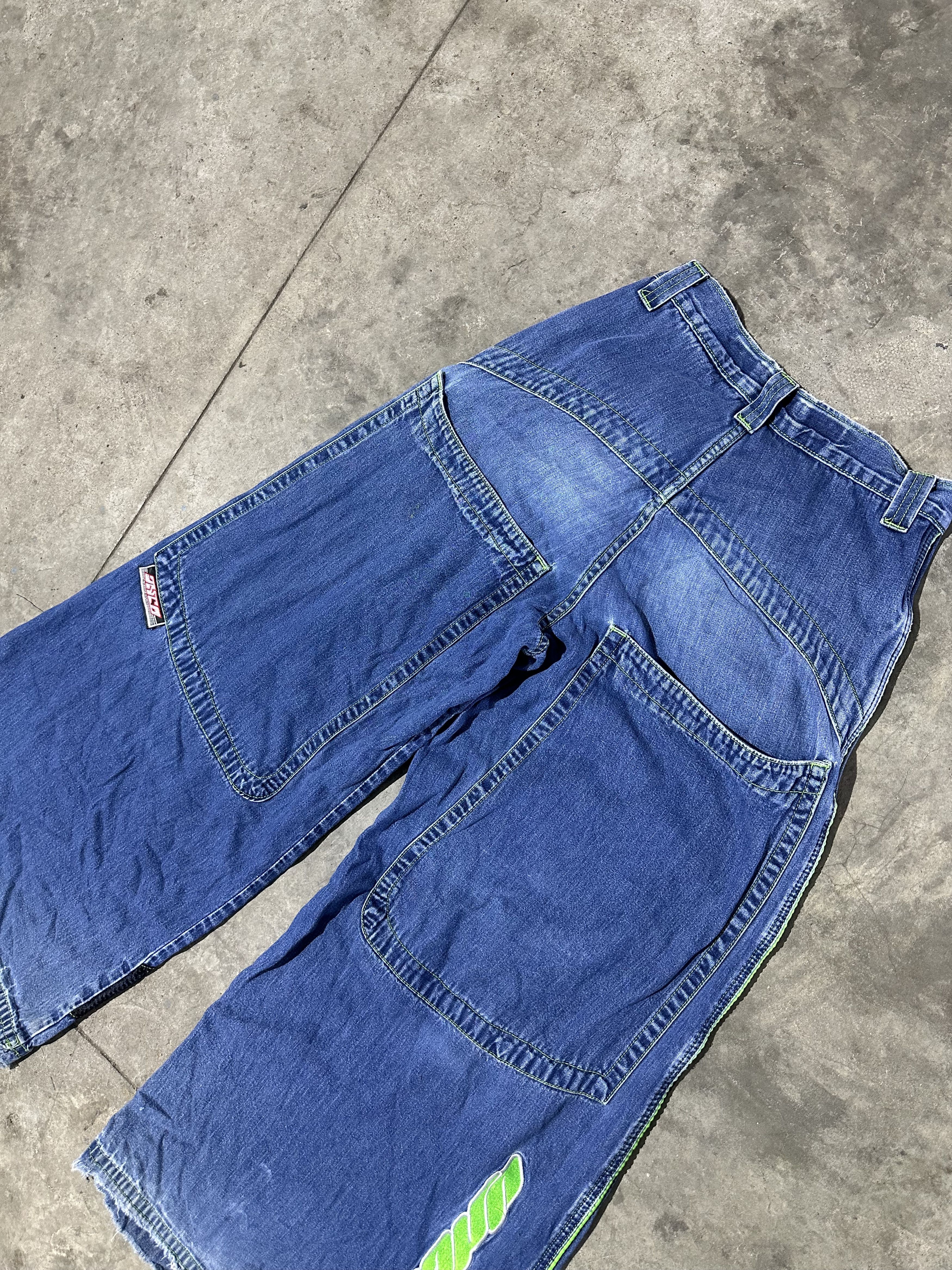 JNCO Rare 2000s Vintage JNCO Solid State Reflective Appearance Size US 29 - 9 Thumbnail