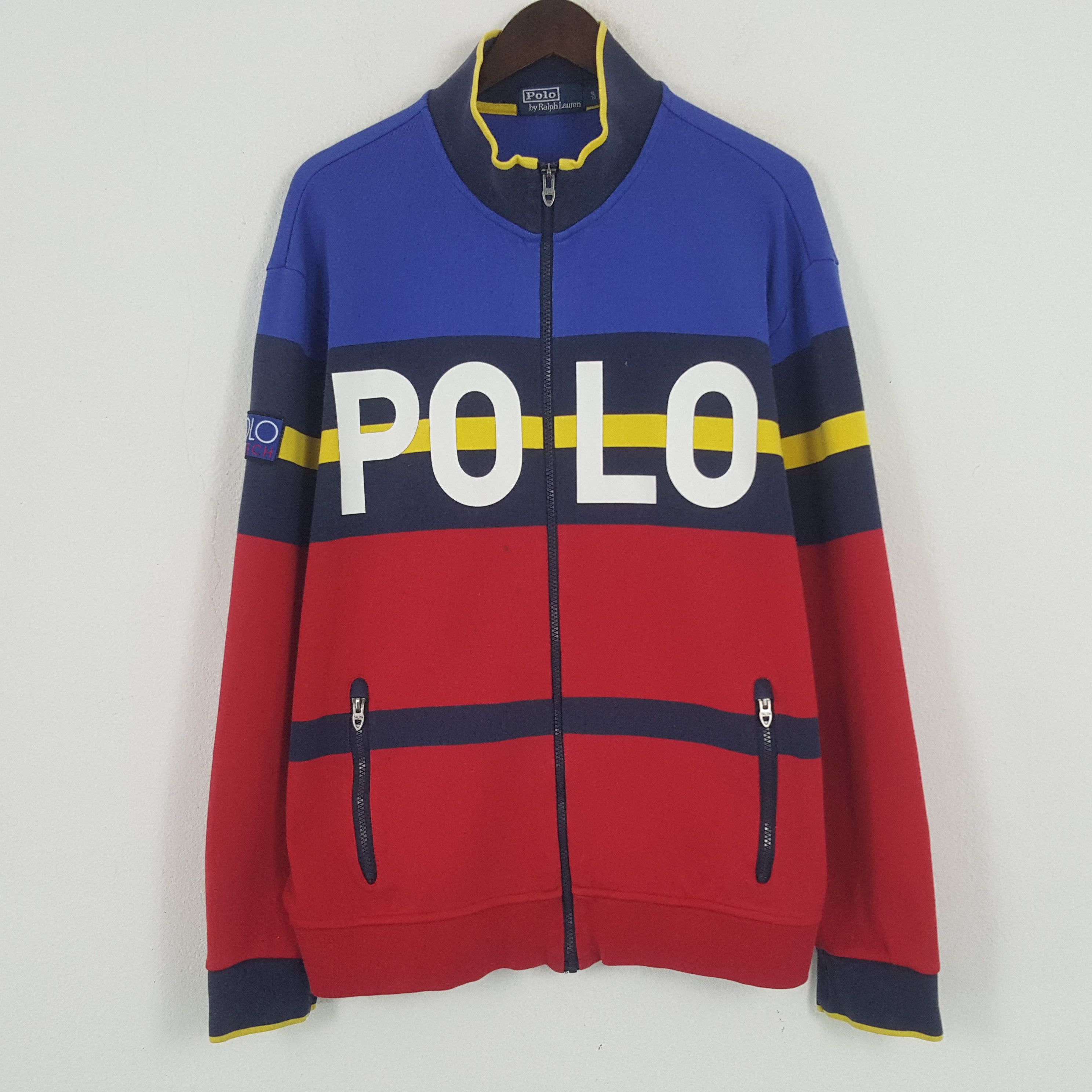Polo Ralph Lauren × Vintage Vintage Polo Ralph Lauren Hi Tech Zipper Jacket Size US XL / EU 56 / 4 - 1 Thumbnail