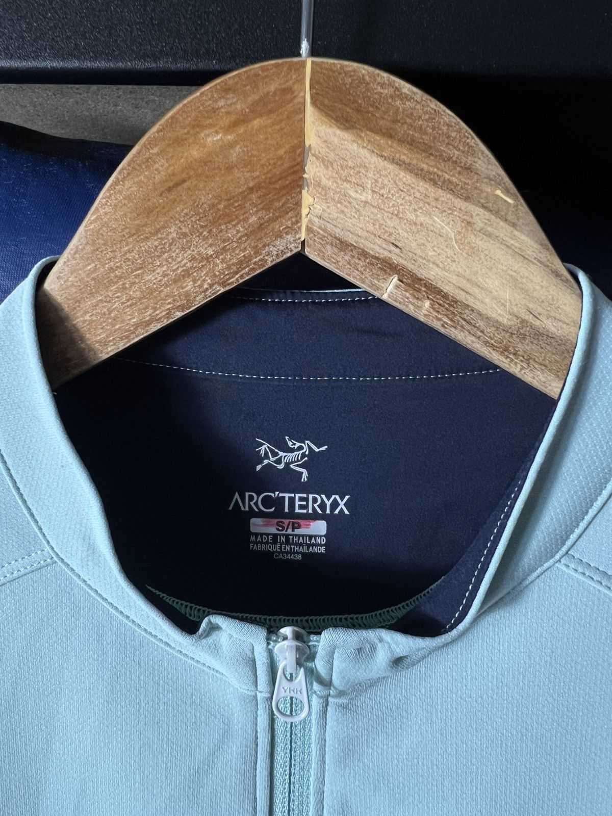 Arc'teryx 💎 Arc’teryx Women’s Lightweight 1/2 Zip Pullover Light Blue Size S / US 4 / IT 40 - 8 Thumbnail