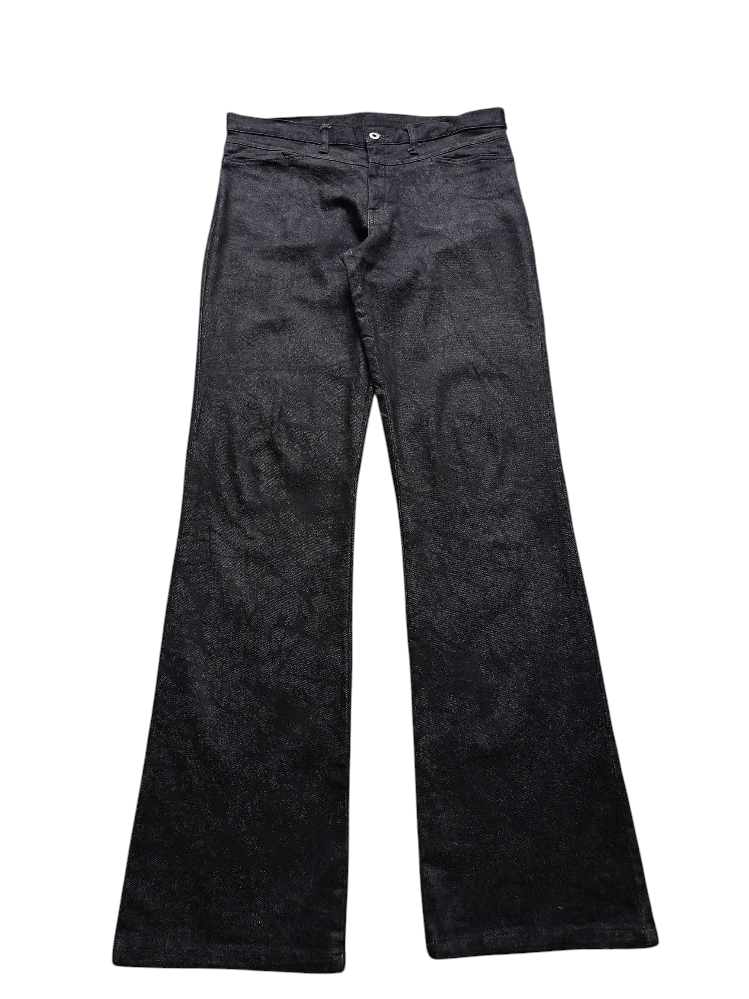 Japanese Brand Movin gear Division Waxed Denim Pants Size US 33 - 1 Thumbnail