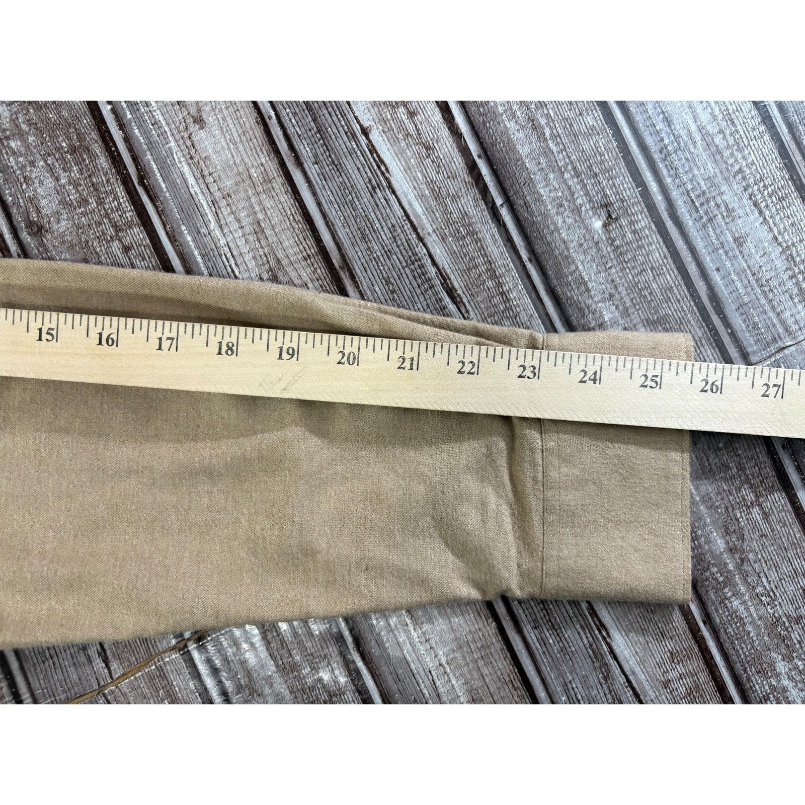 Todd Snyder Todd Snyder Band Collar flannel Shirt size L color beige NWT Size US L / EU 52-54 / 3 - 8 Thumbnail