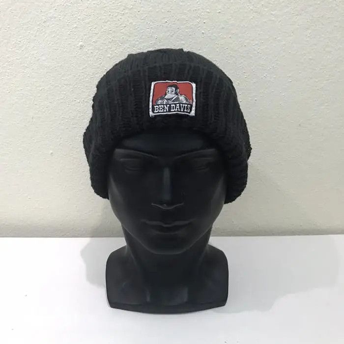 Ben Davis Ben Davis Plain Knit Beanie Hat Size ONE SIZE - 2 Thumbnail
