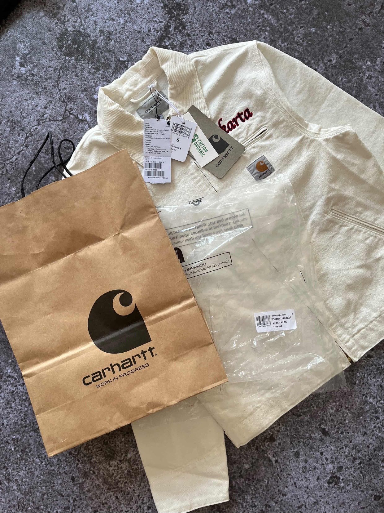 Carhartt Wip CARHARTT WIP JAKARTA DETROIT JACKET WAX (SPECIAL ITEM) Size US S / EU 44-46 / 1 - 7 Thumbnail