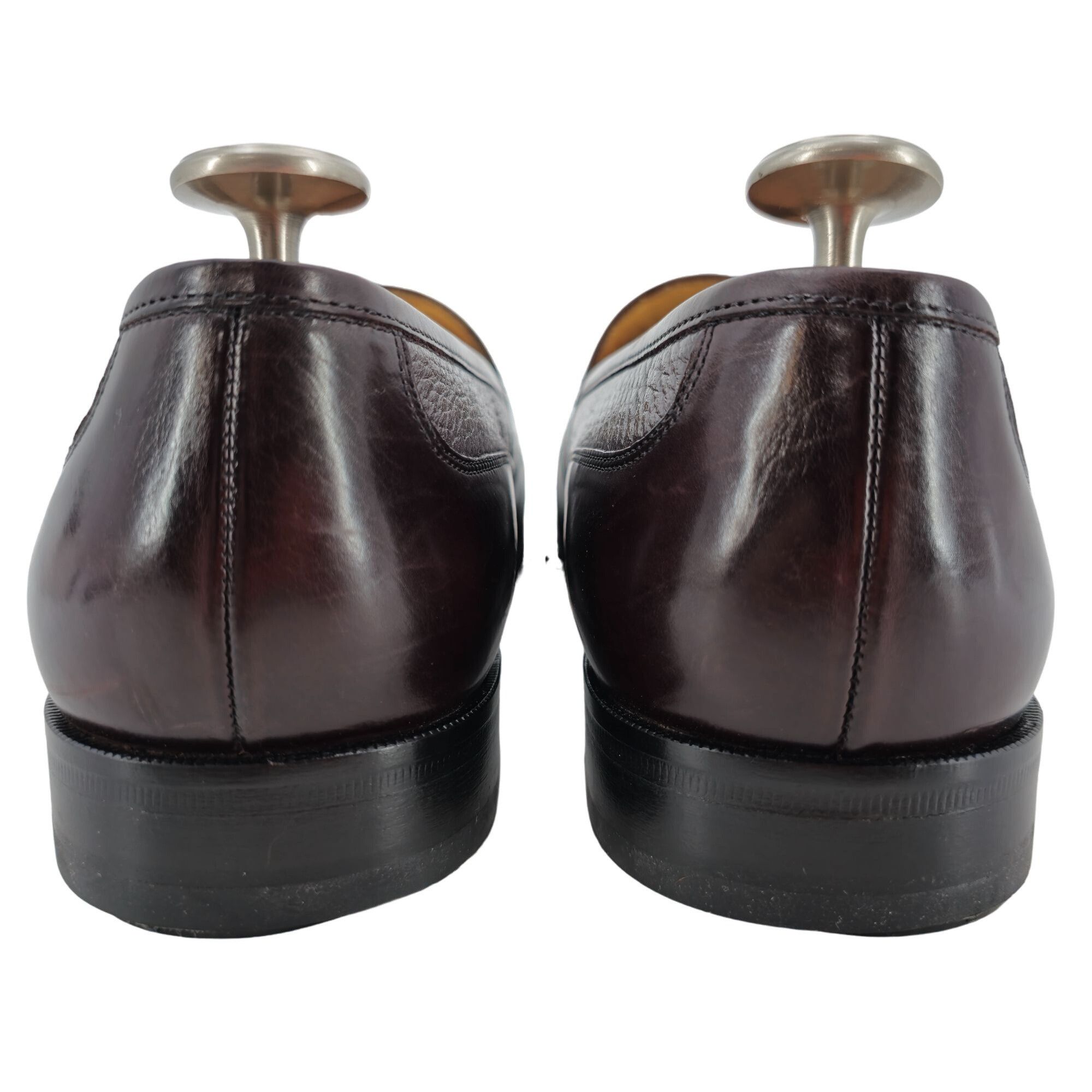 Johnston & Murphy Johnston & Murphy Mens Size 9.5 Wide Brown Deerskin Leather Size US 9.5 / EU 42-43 - 6 Thumbnail