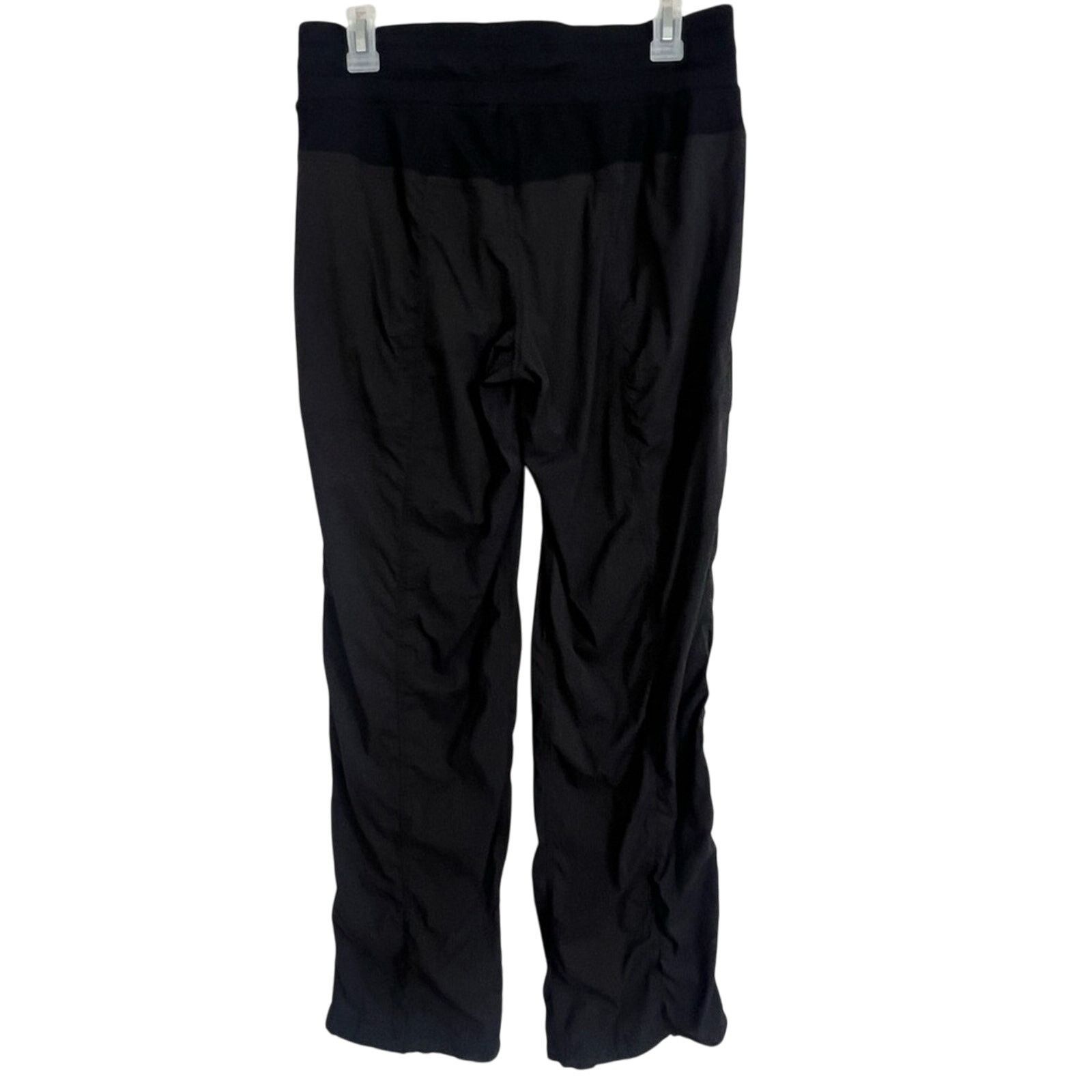 Lululemon Lululemon W5ENOR Dance Mid Rise Full Length Pants 8 Black Size 30" / US 8 / IT 44 - 2 Thumbnail