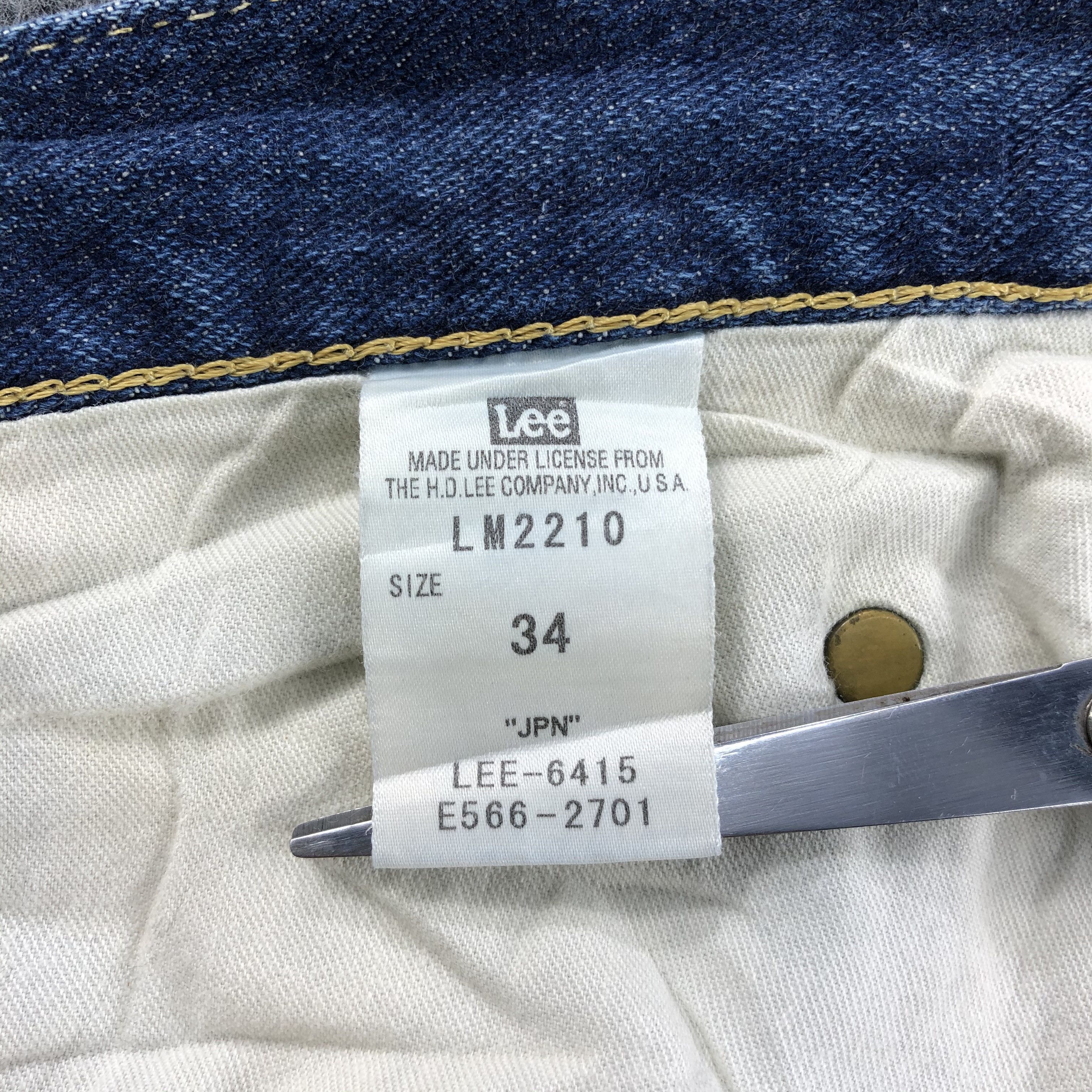 Lee Vintage Blue Wash Lee Jeans-J1773 Size US 37 - 11 Thumbnail