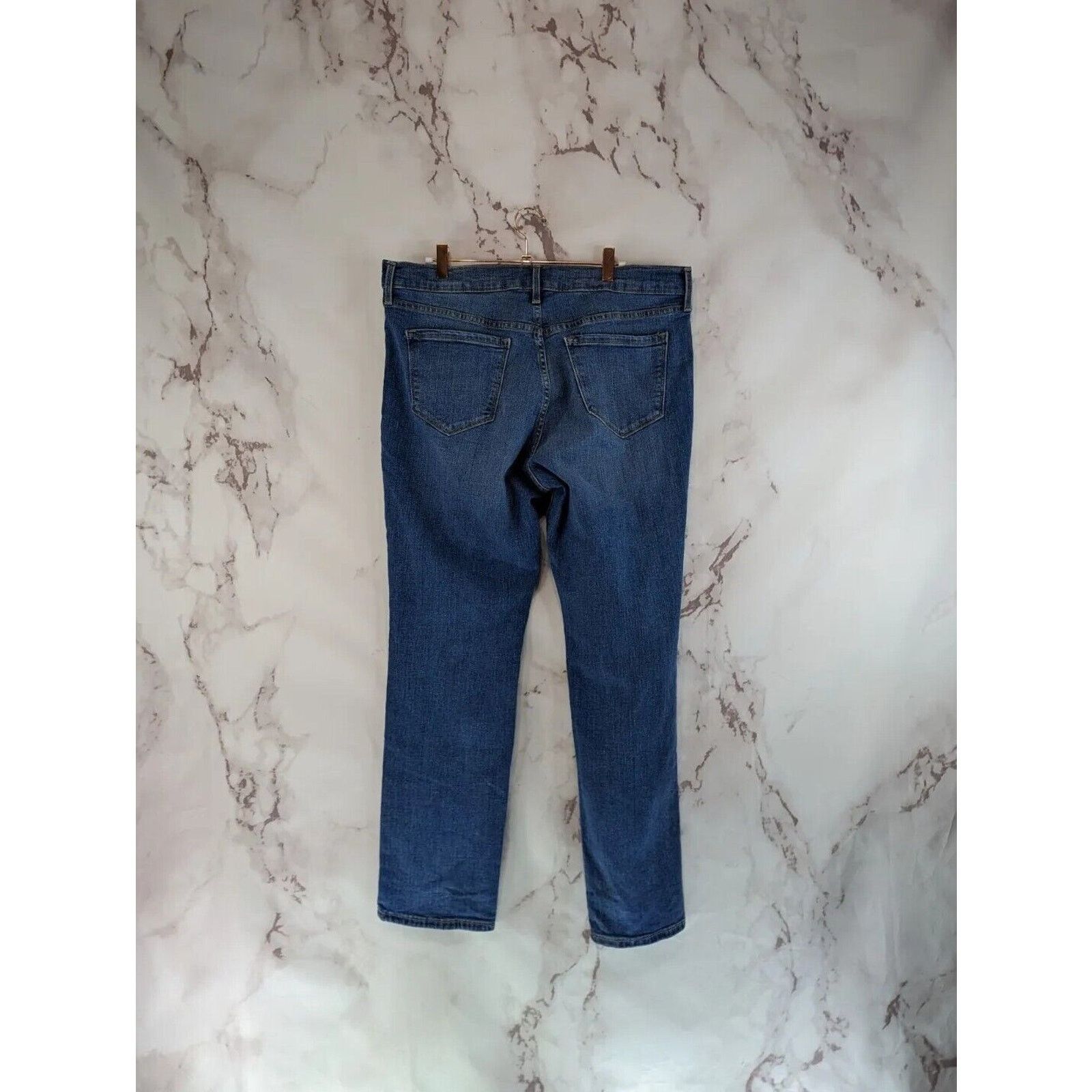 Old Navy Old Navy Jeans Womens 14 Short Mid Medium Denim Straight Size 36" / US 14 / IT 50 - 5 Thumbnail