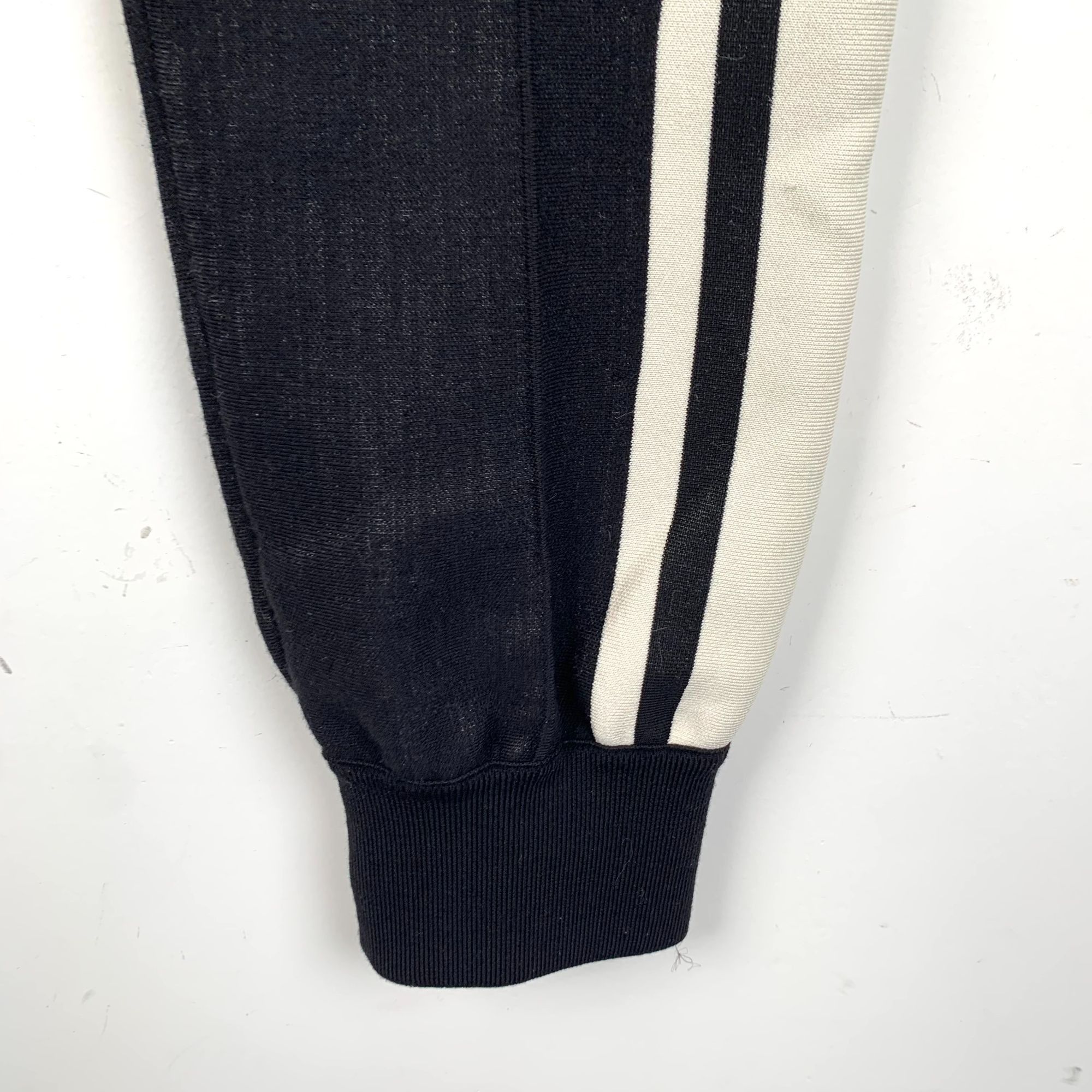 Louis Vuitton Louis Vuitton Black & White Logo Drawstring Silk-Blend Sport Size US 38 / EU 54 - 5 Thumbnail