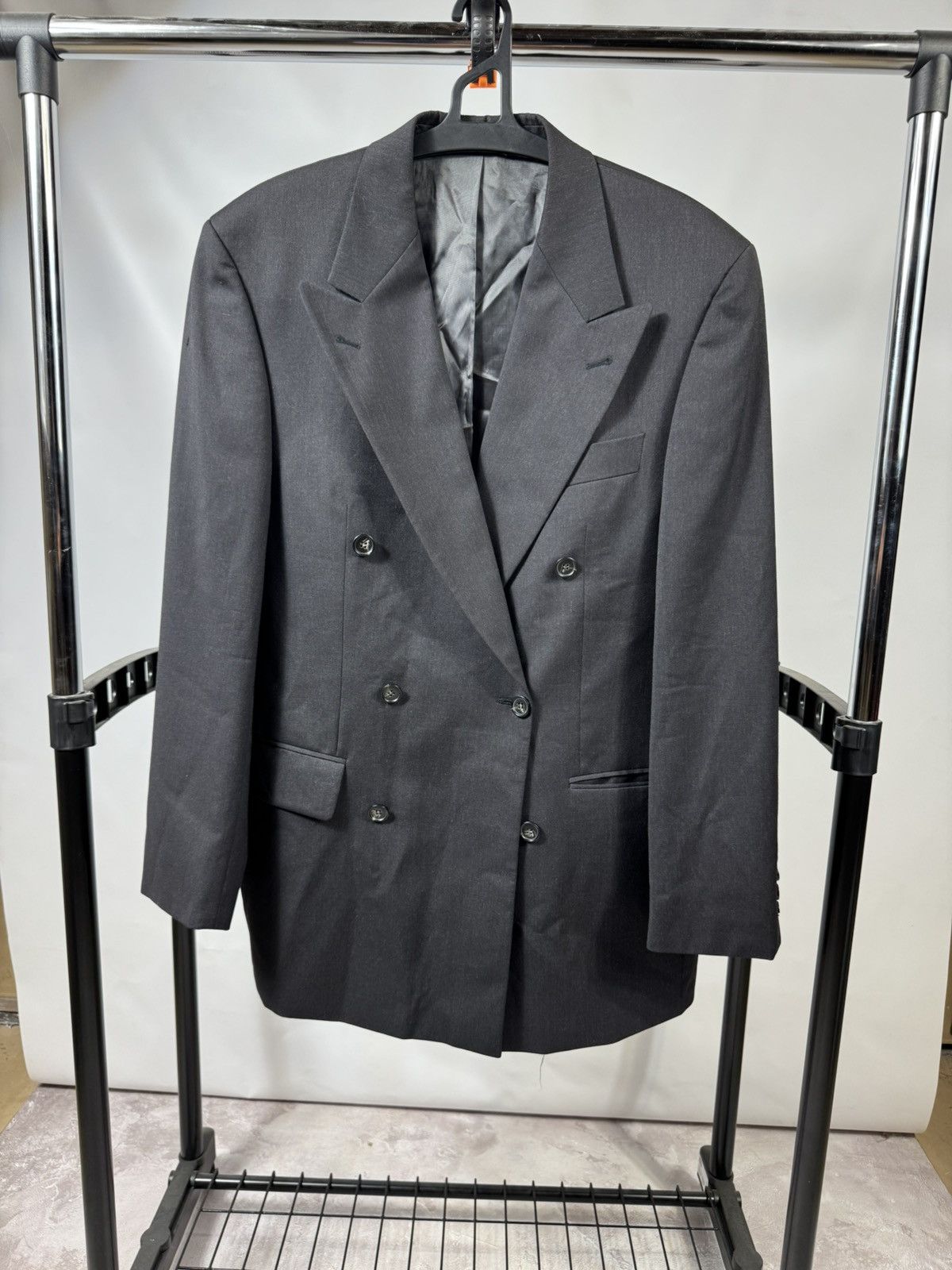 Yves Saint Laurent Vintage YSL Wool Double Bleasted Blazer Jacket Size 48R - 1 Thumbnail