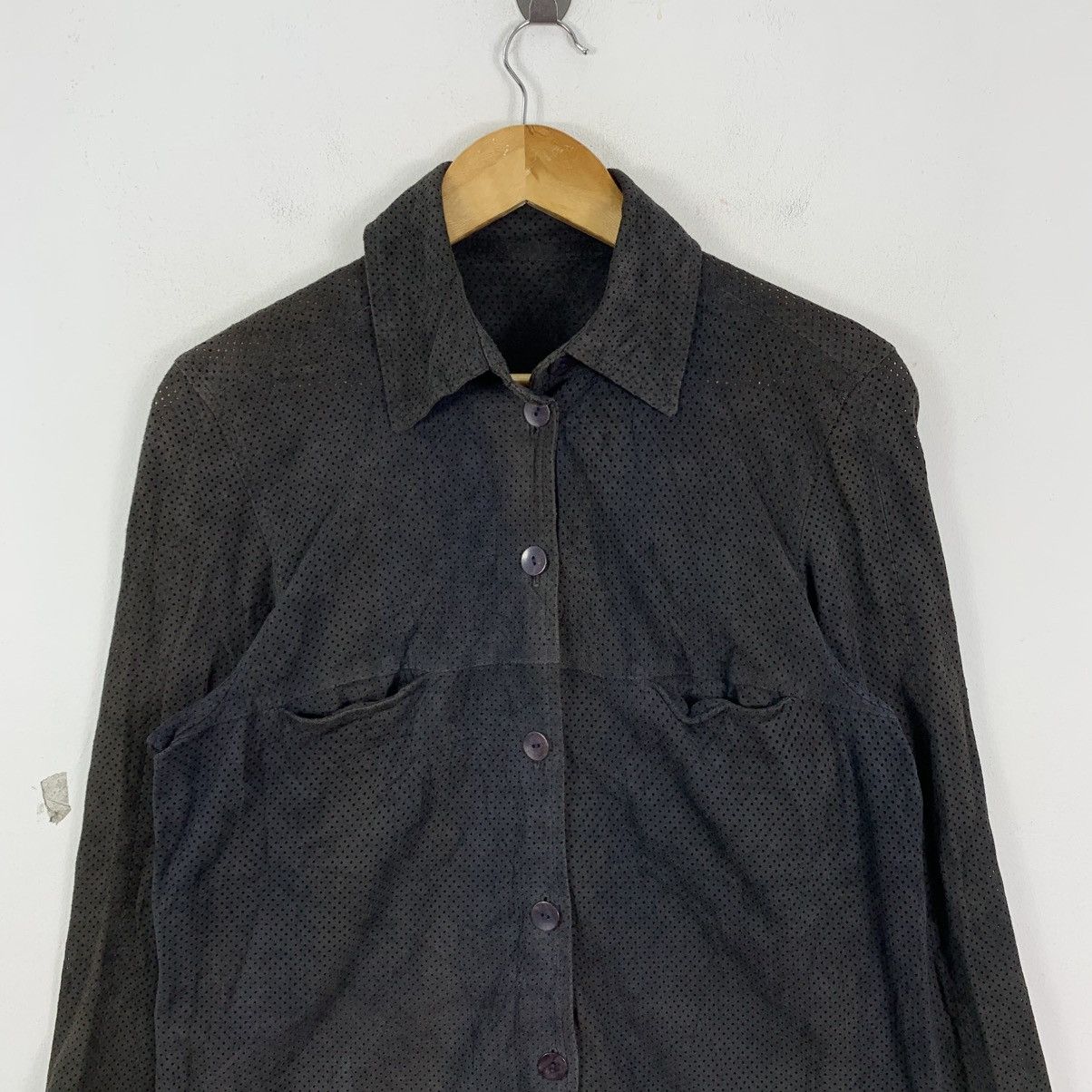 Vintage Vintage ROYAL HIGHNESS Italian Brand Leather Jacket Size US M / EU 48-50 / 2 - 2 Thumbnail