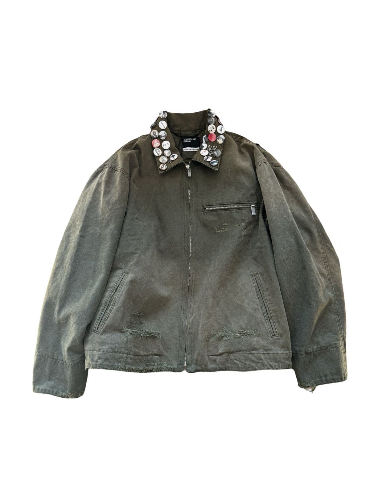 Enfants Riches Deprimes Berkley Acid Dealer Pin collar Work Jacket Size US XL / EU 56 / 4 - 1 Thumbnail