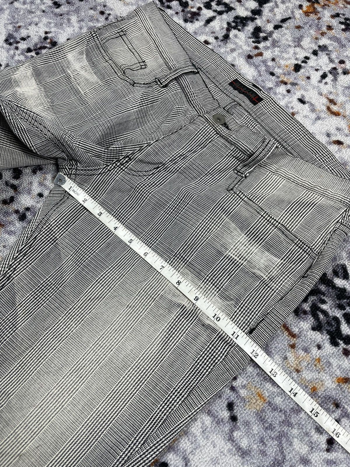If Six Was Nine × Le Grande Bleu (L.G.B.) × Morgan Homme Morgan Homme wash tartan jeans Size US 33 - 11 Thumbnail
