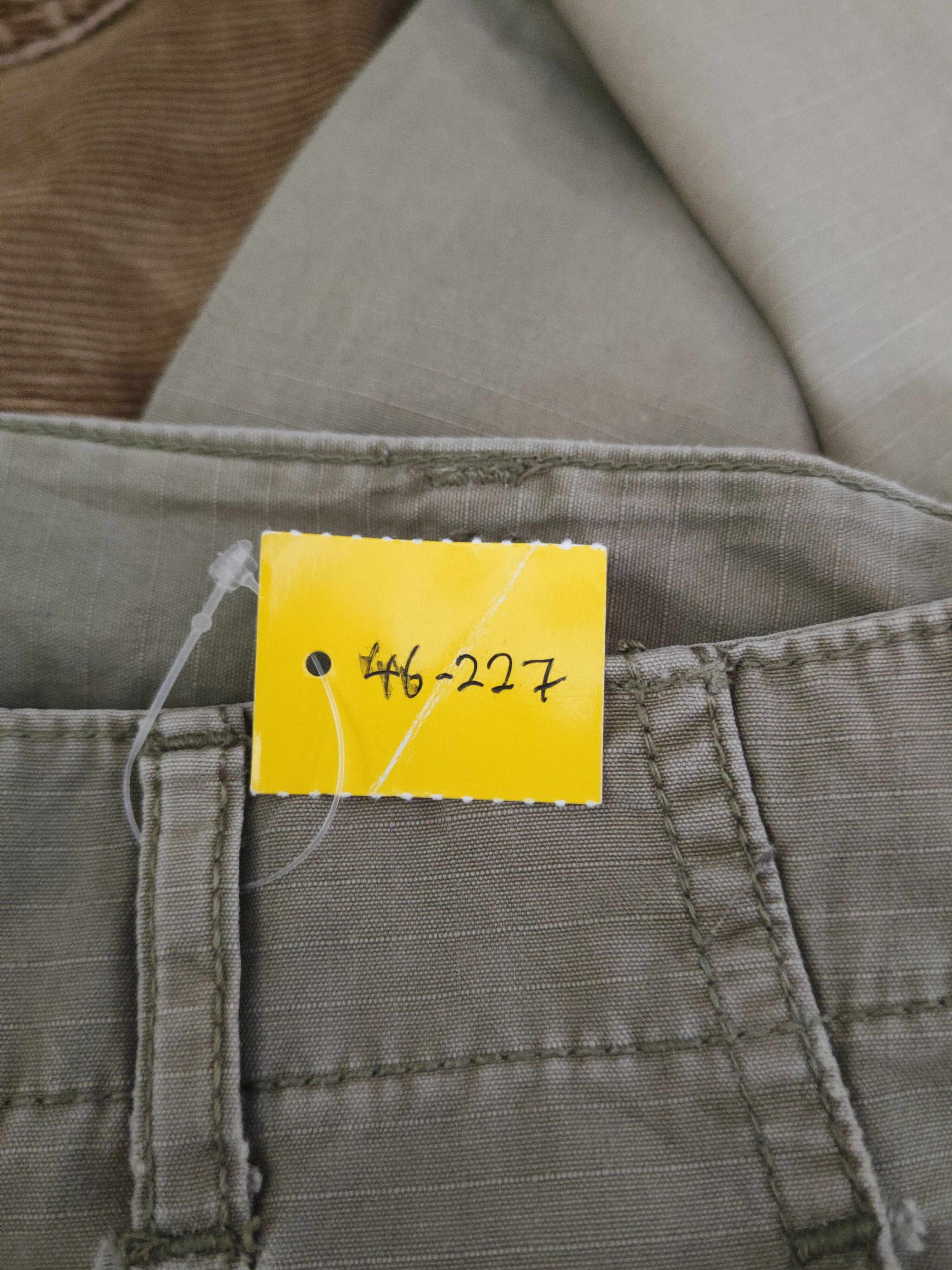 Japanese Brand DL Back Number Olive Faded Multipocket Cargo Pants #46-227T Size US 34 / EU 50 - 18 Thumbnail