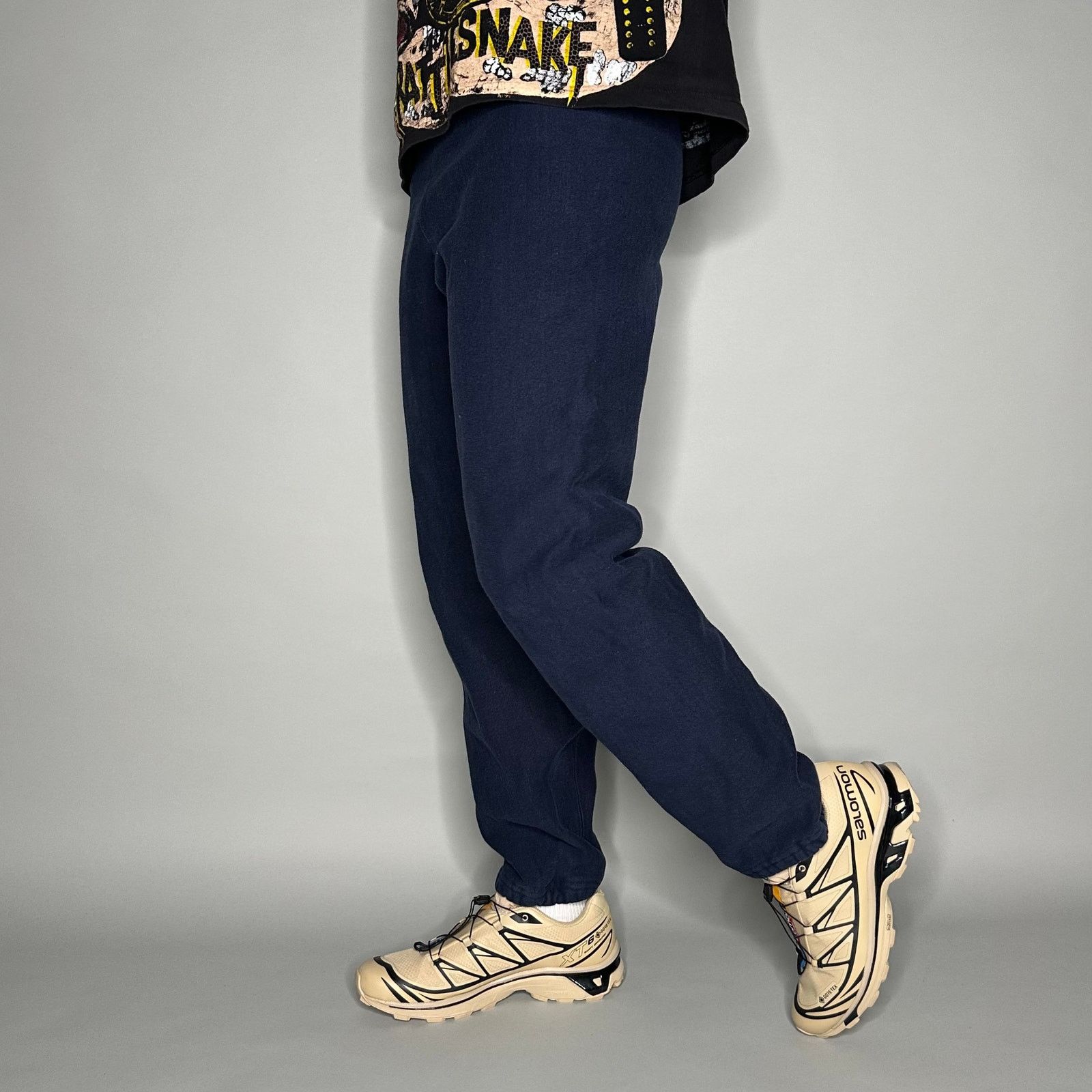 Champion Vintage 90s Champion Sweatpants Womens S Navy Blue Joggers Size 30" / US 8 / IT 44 - 1 Thumbnail