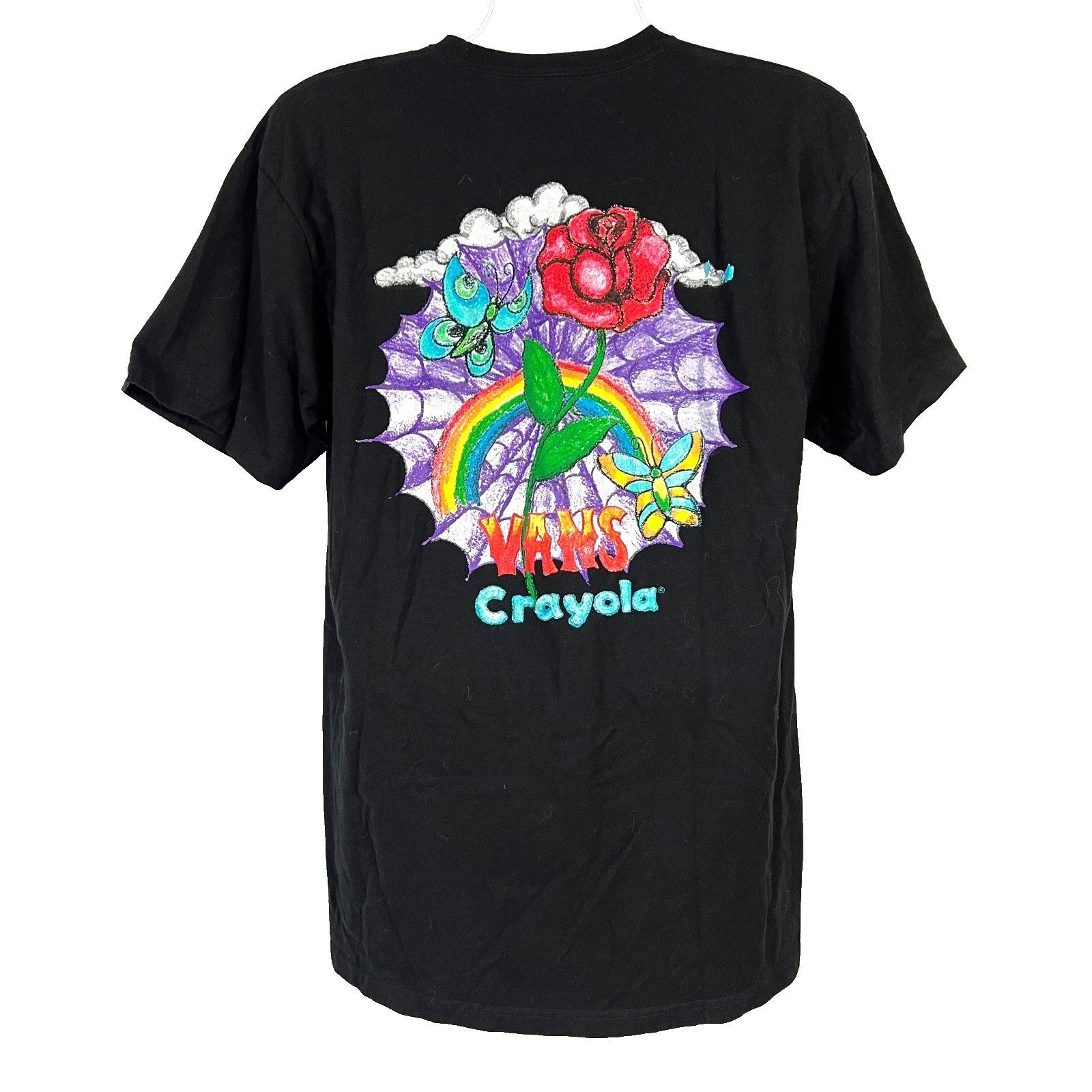 Vans VANS x Crayola Mens T-Shirt size Large Crayons Rainbow Rose Size US L / EU 52-54 / 3 - 3 Thumbnail