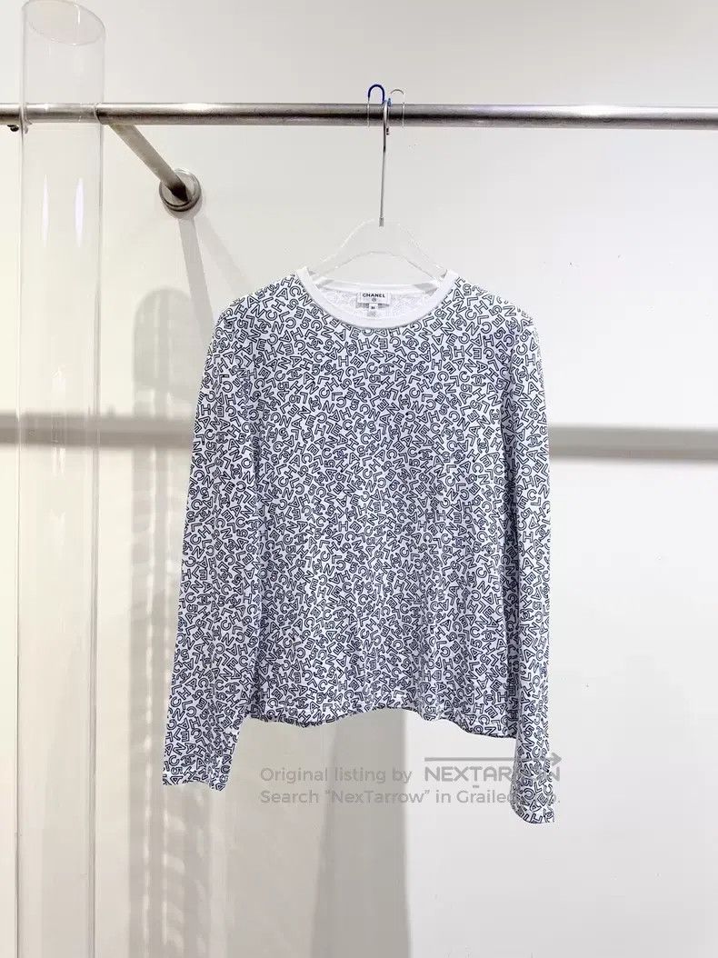 Chanel Chanel 21P full logo long sleeves Size XS / US 0-2 / IT 36-38 - 1 Thumbnail