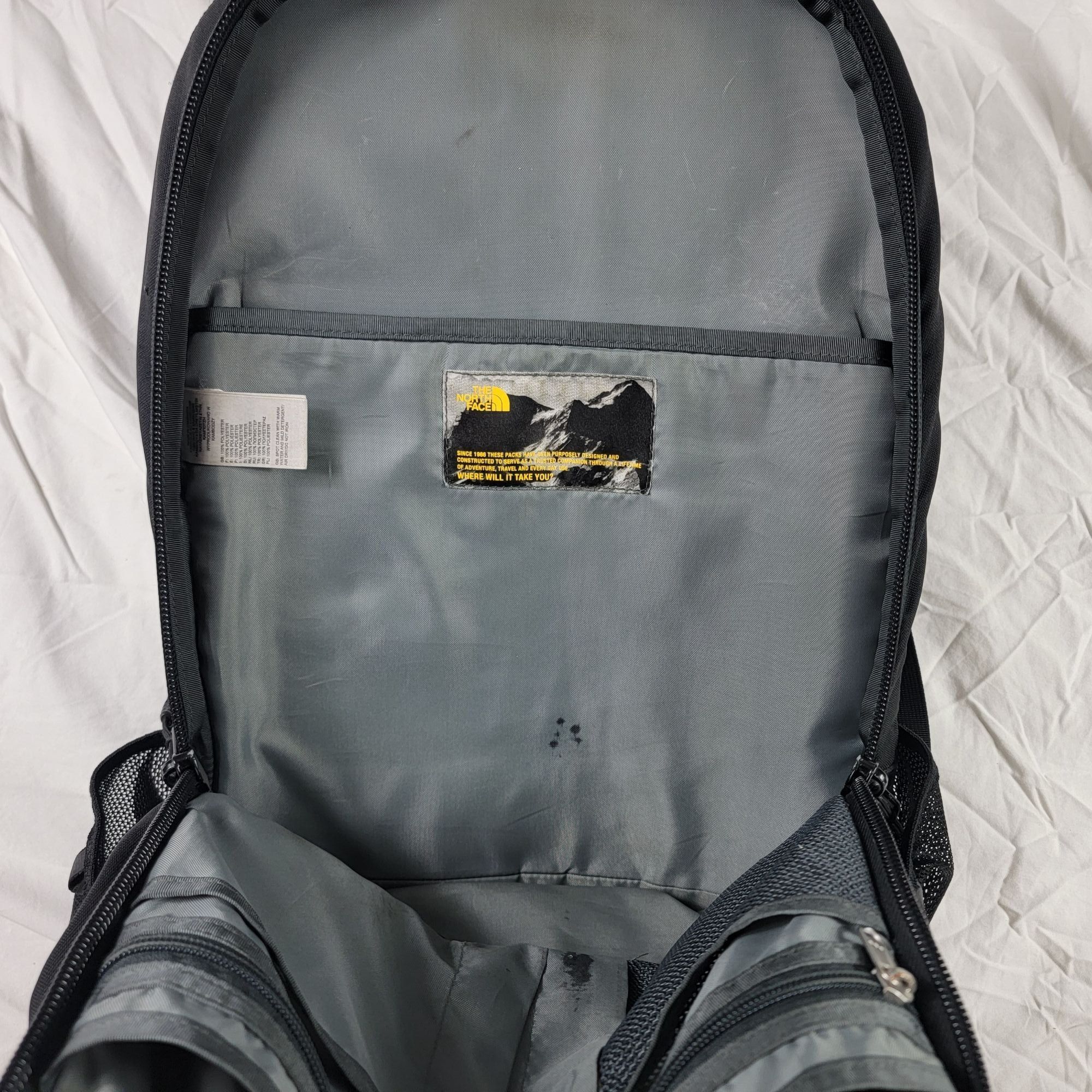 The North Face The North Face Pivoter Adults Black Backpack Flexvent System Size ONE SIZE - 8 Thumbnail