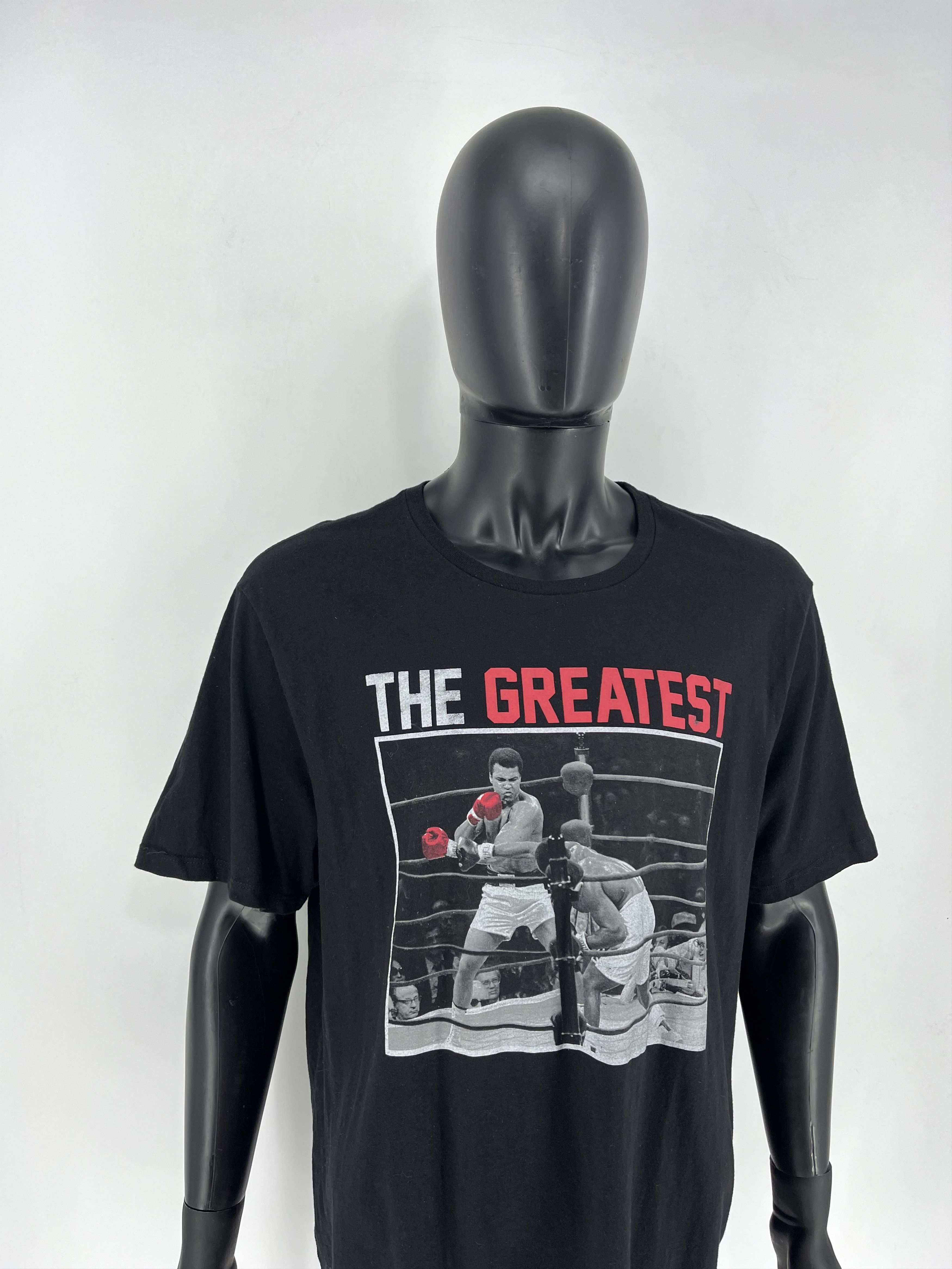 Vintage Y2K The Greatest Muhammad Ali American Boxer Faded Tshirts Size US XXL / EU 58 / 5 - 3 Thumbnail