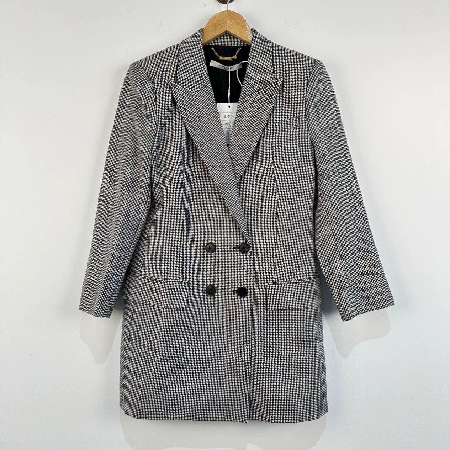 Givenchy Givenchy Checkered Blazer Size 40 Size US XXS / EU 40 - 1 Thumbnail
