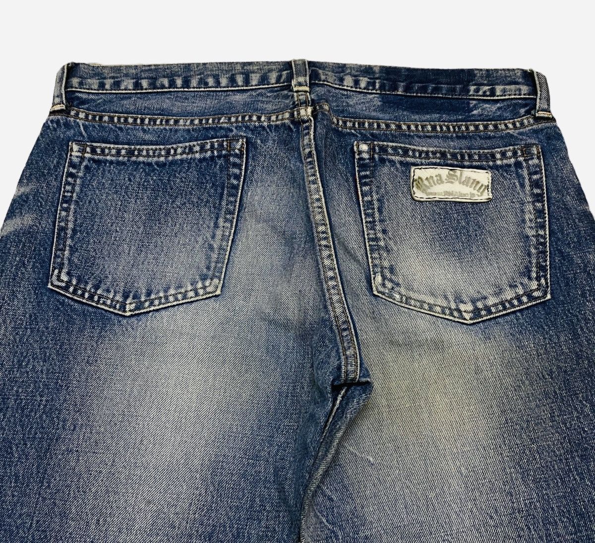 14th Addiction × Japanese Brand × Le Grande Bleu (L.G.B.) Rare Design Vintage Japanese Brand RNA Patchwork Jeans 1990s Size US 33 - 4 Thumbnail
