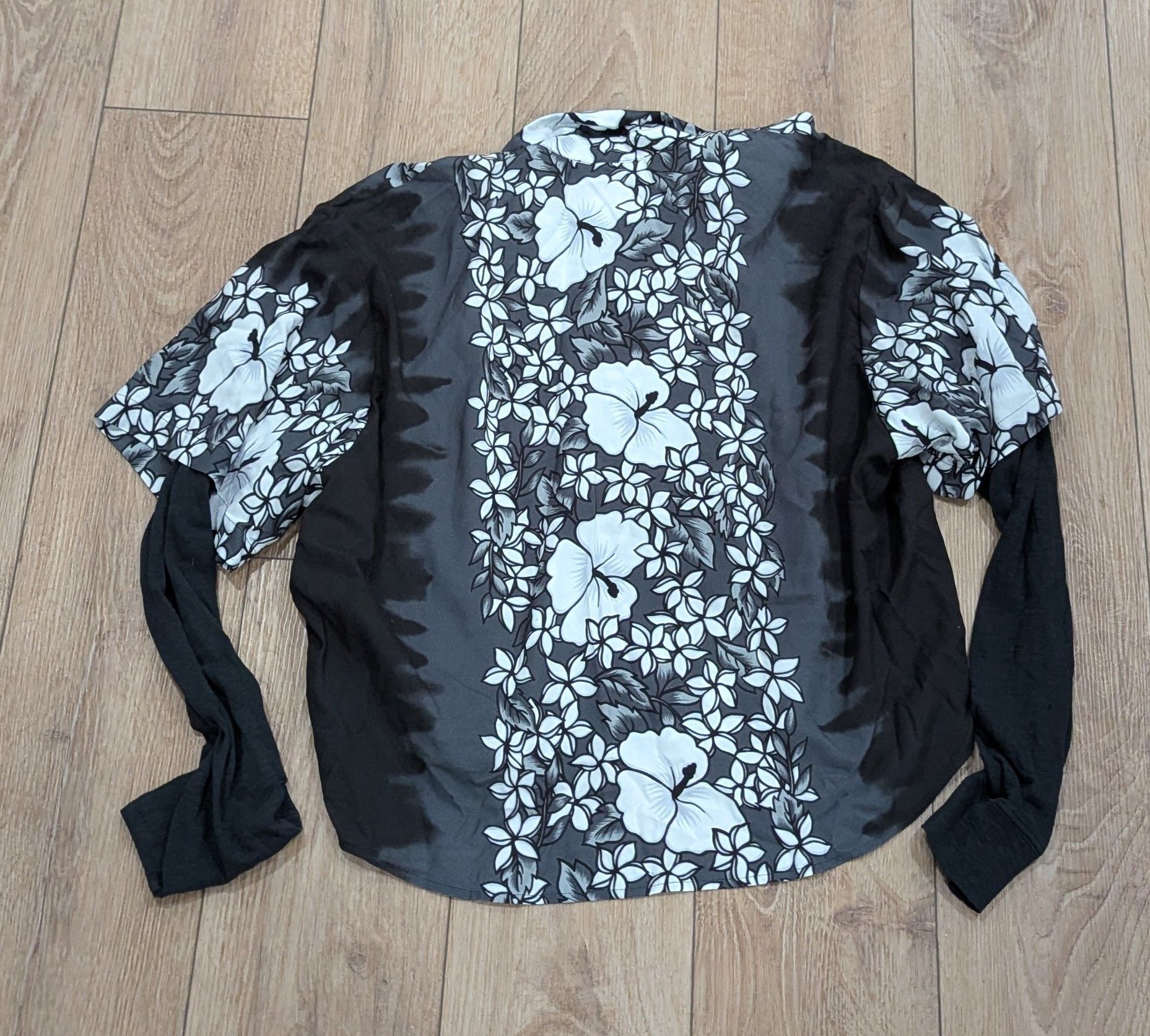 Dsquared2 DSQUARED2 Floral Bowling Shirt Black/White 46 US Small Size US S / EU 44-46 / 1 - 3 Thumbnail
