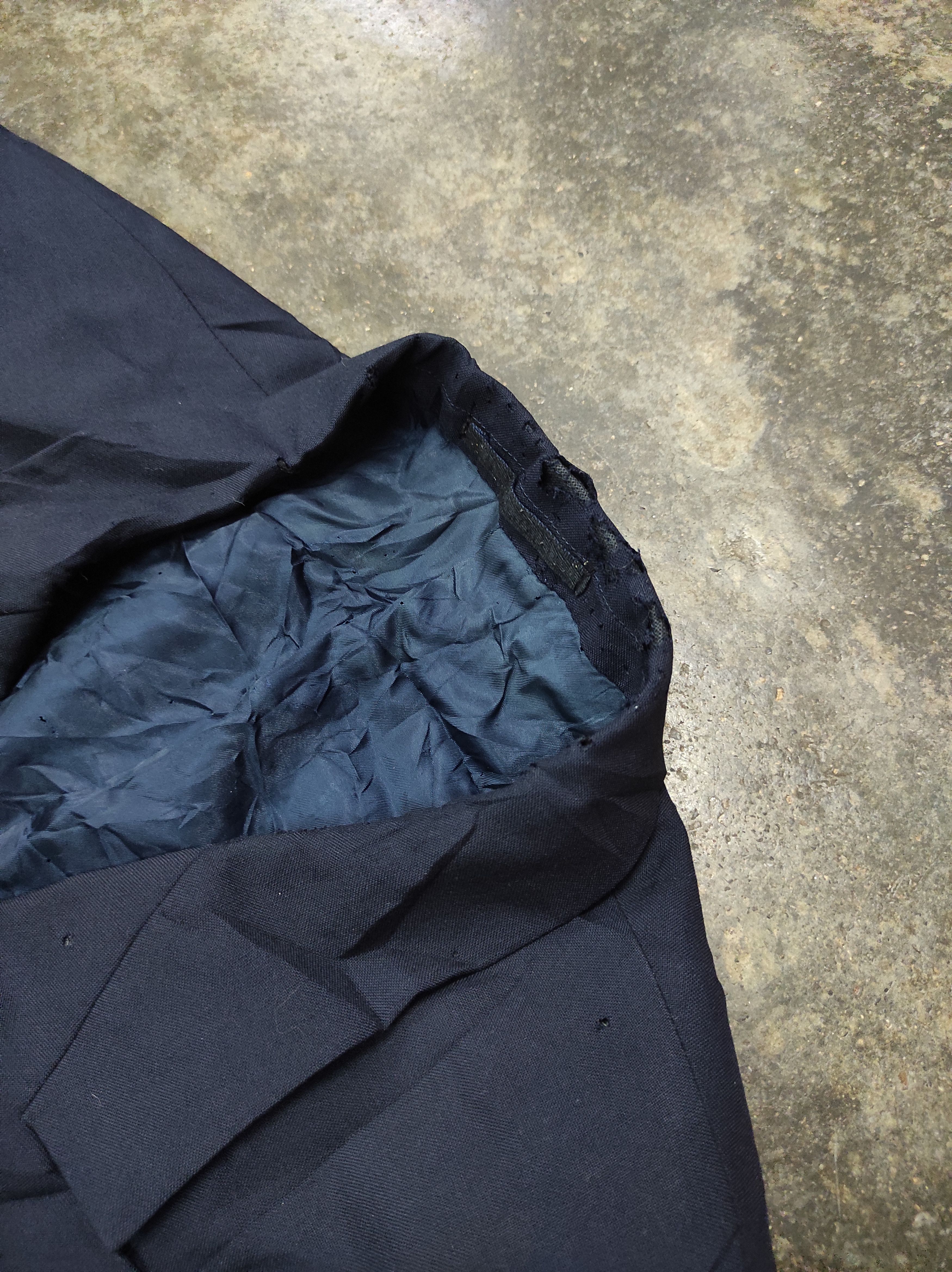 Y's for Men LQ YS FOR MEN VTG DOUBLE BREASTED BLAZER JACKET DISTRESSED Size 42R - 7 Thumbnail