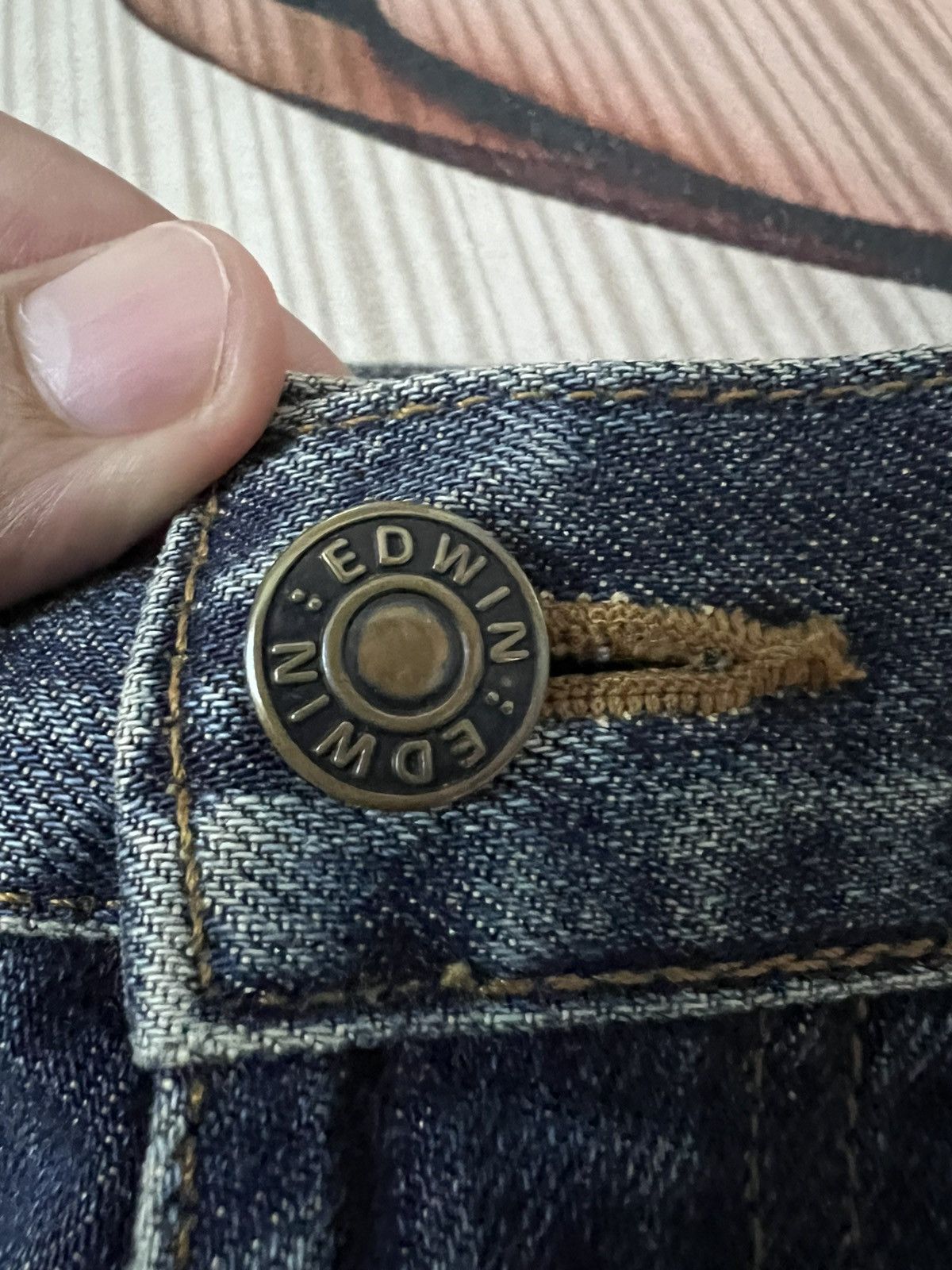 Edwin VINTAGE EDWIN 503 DISTRESSED JEANS Size US 30 / EU 46 - 12 Thumbnail