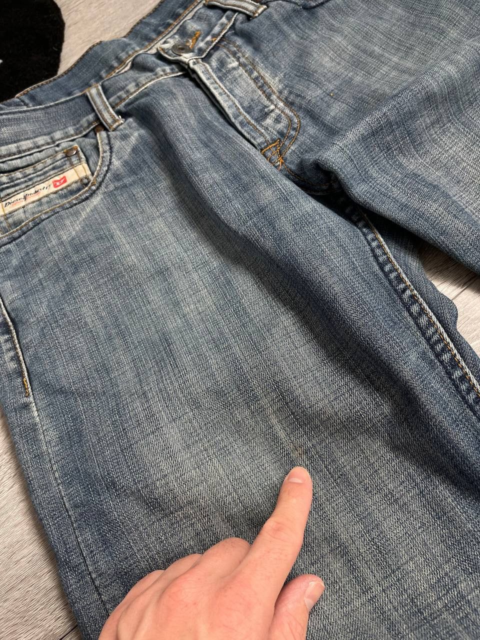 Diesel × Streetwear × Vintage vintage diesel big logo blue denim jeans y2k Size US 32 / EU 48 - 15 Thumbnail
