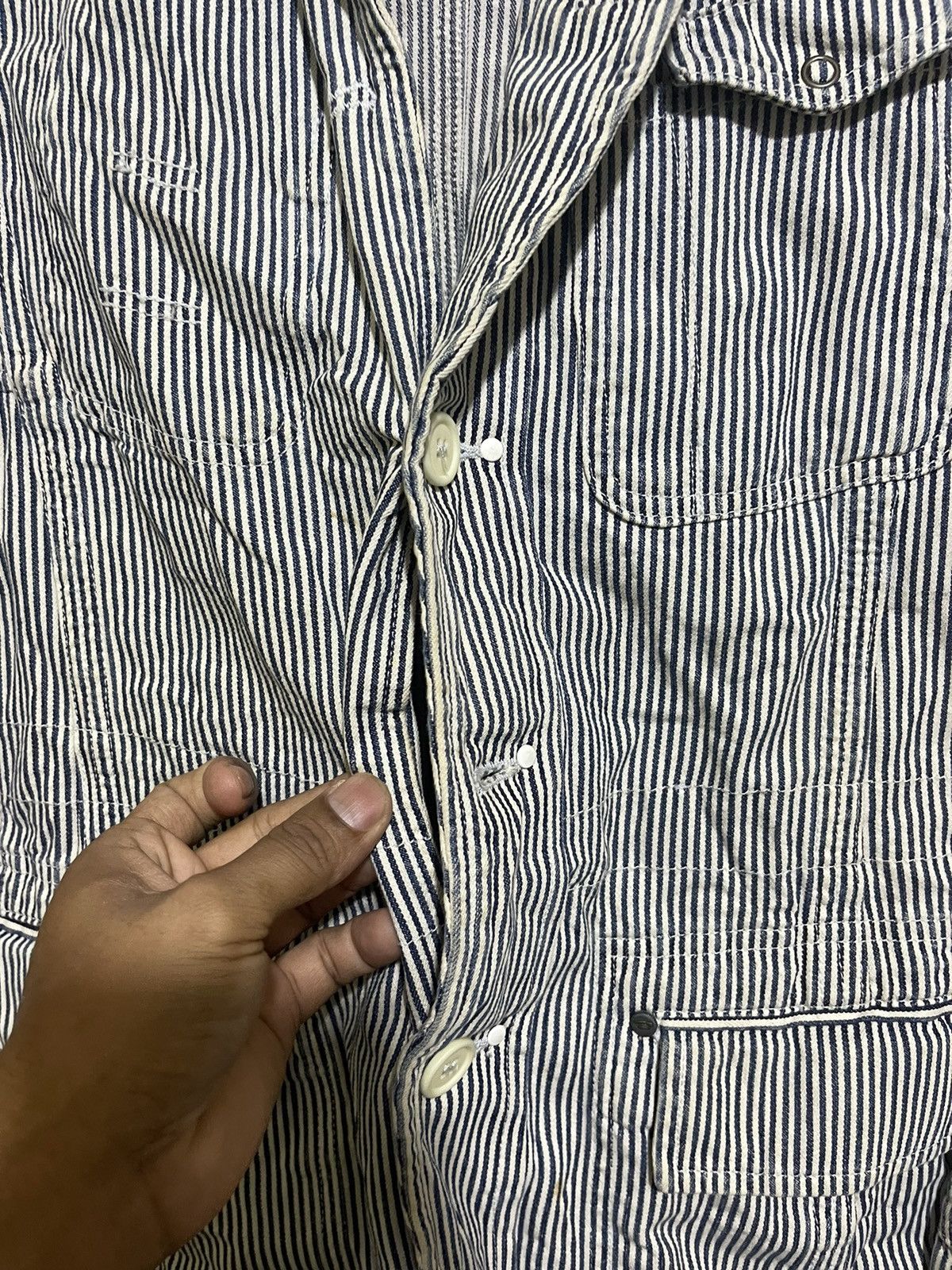 Diesel Diesel hickory stripe jacket Size US S / EU 44-46 / 1 - 7 Thumbnail