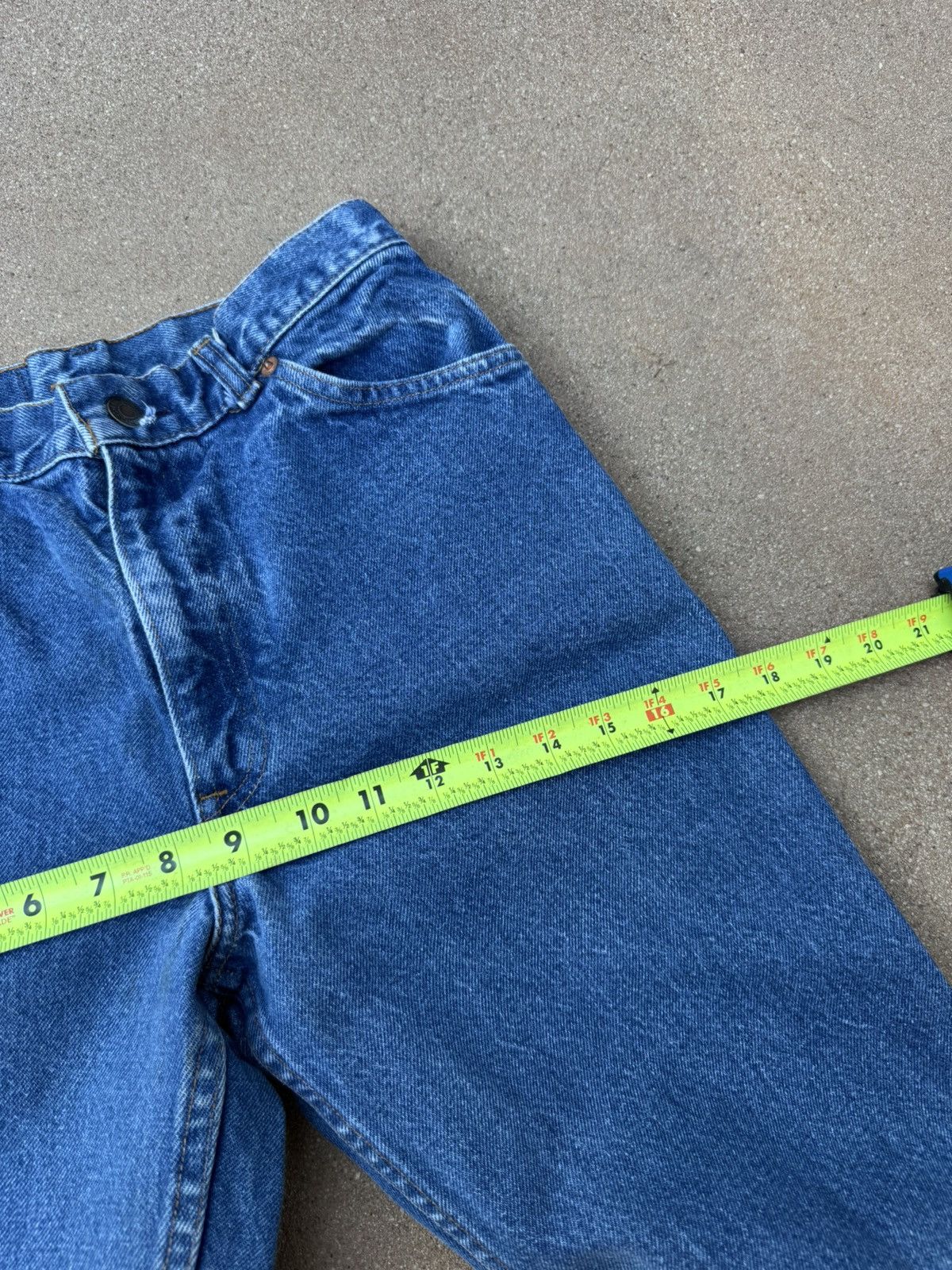 Levi's Vtg 70s Levi’s 26089 Orange Tab Bellbottom Flare Jeans 26x31 Size 26" / US 2 / IT 38 - 12 Thumbnail